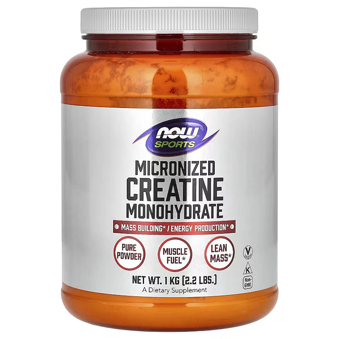 NOW Foods Sports Micronized Creatine Monohydrate 1 kg