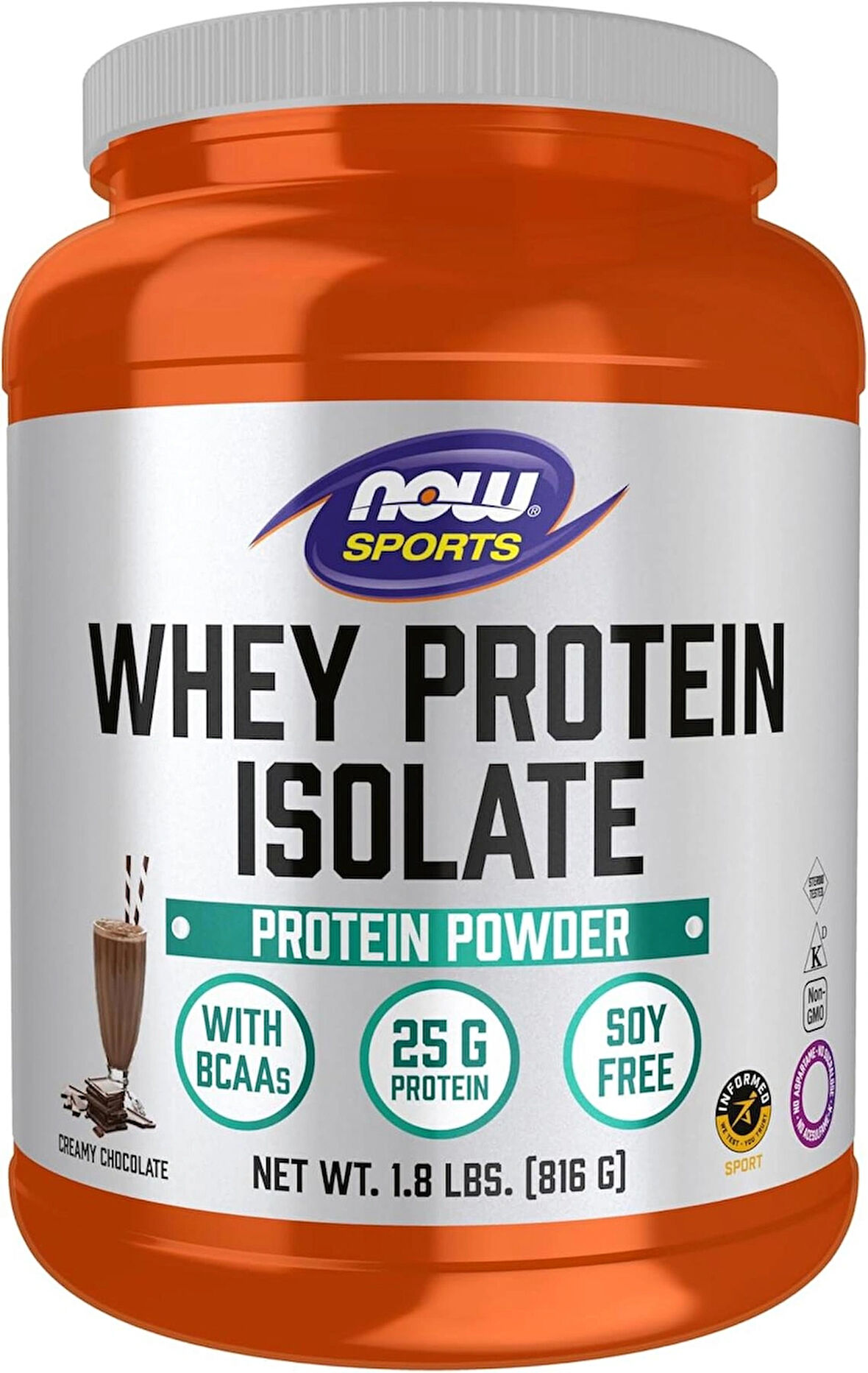 NOW Foods Sports Whey Protein Isolate(İzole) 816 Gram