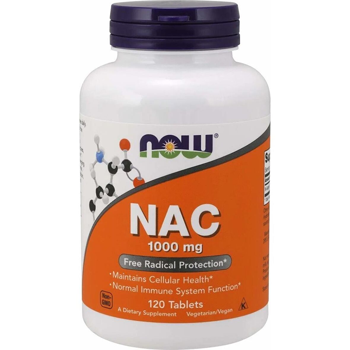 Now Nac 1000 Mg 120 Tablets