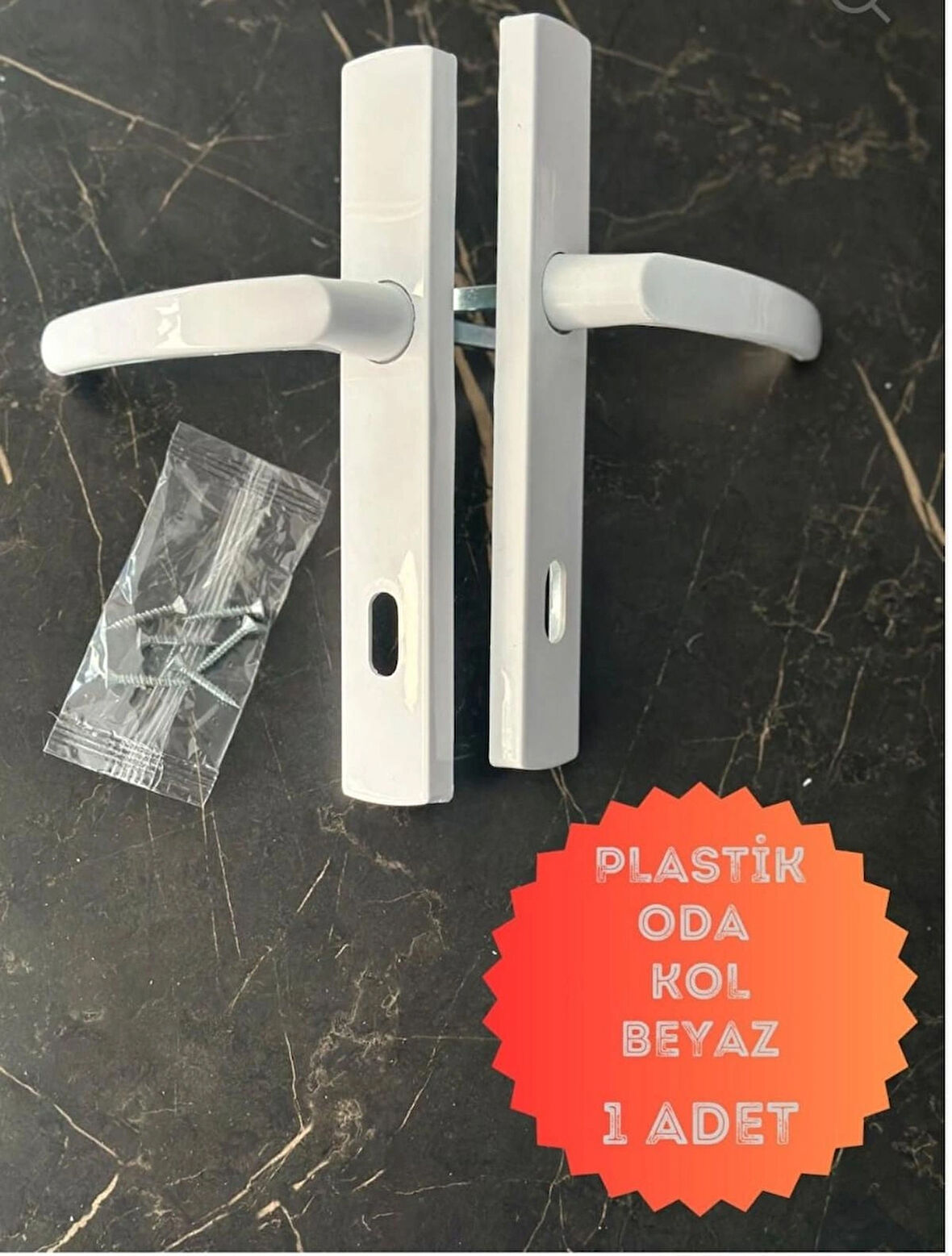 Plastik Kapı Kolu (ODA) Plastik Kapı Kolu / Beyaz