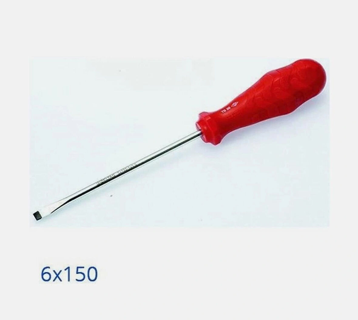 6 x 150 mm Düz Tornavida