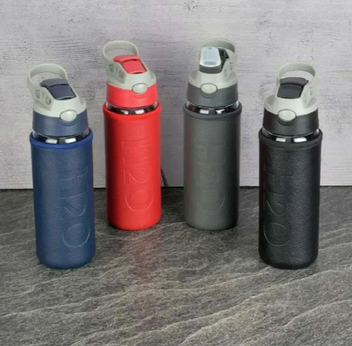 Cam Matara Deri Kılıflı - Pipetli  500 ml