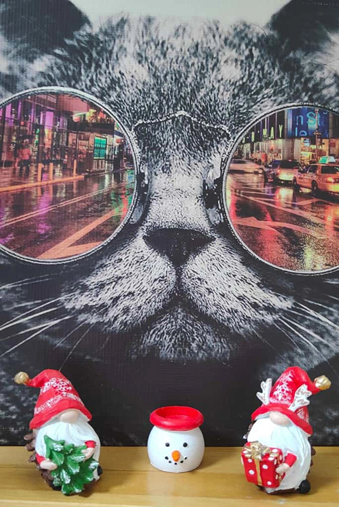  Yılbaşı Şans Cüceleri 3 LÜ SET MUMLUK  yılbaşı Hediyesi, dekor Cüce (12*7CM BOYUTUNDA)