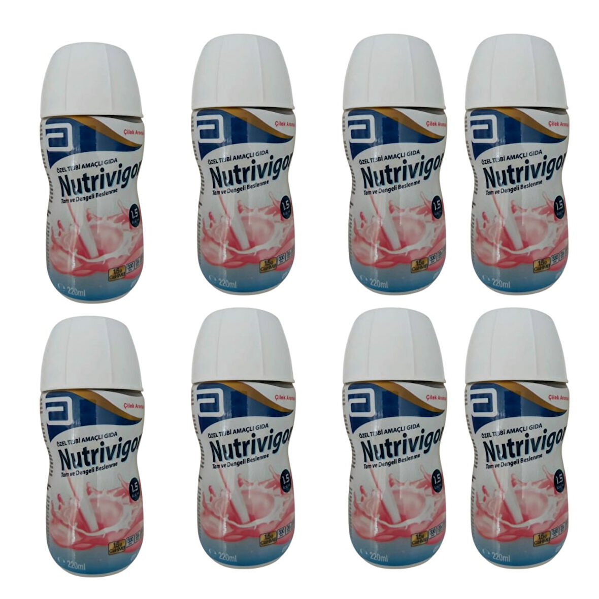 NUTRIVIGOR ÇİLEK AROMALI 220 ML X 24 ADET