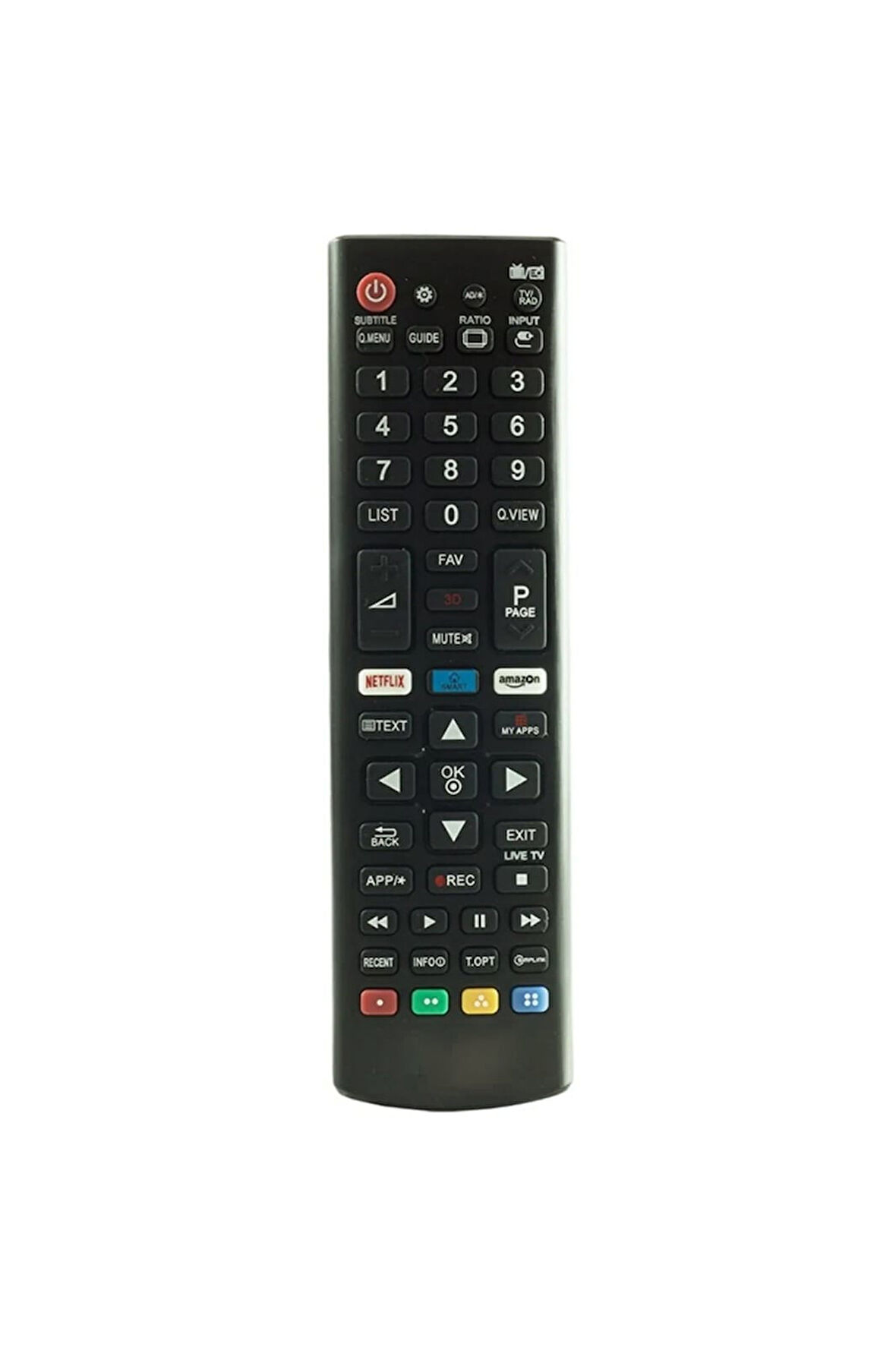 Lg Akb75095308 Uyumlu Amazon Netflix Home Tuş Led Tv Kumandası Pil Hediyeli