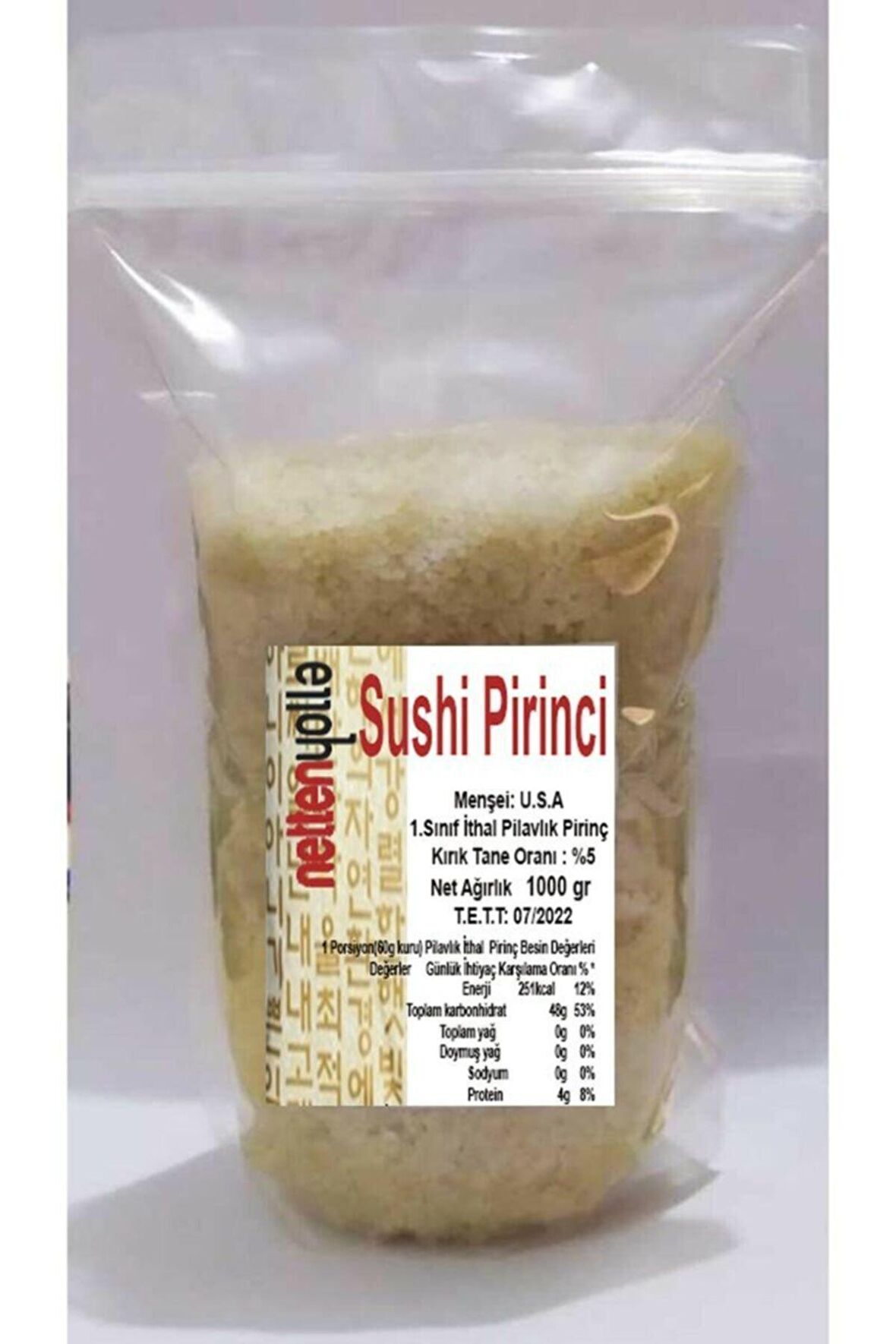 Nettenyolla Pirinç 1 kg