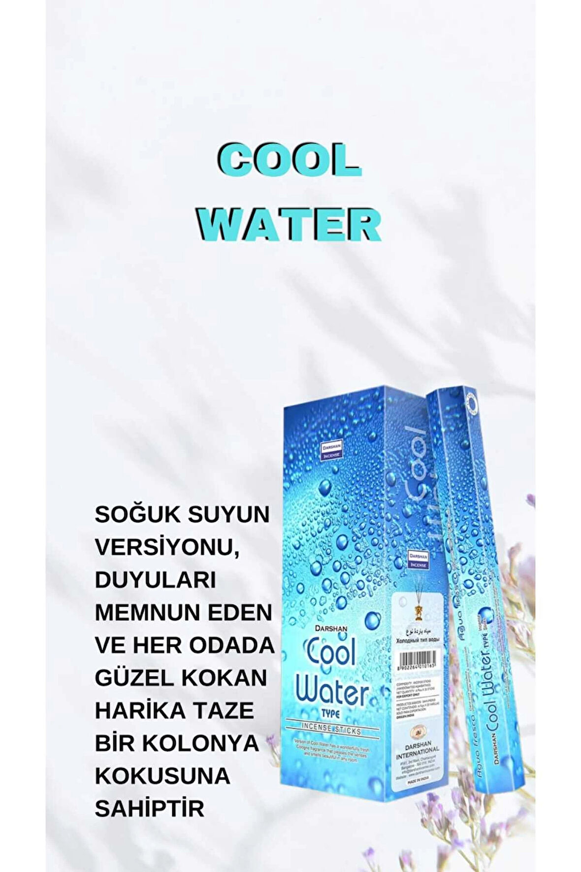 Cool Water Rahat Ortam Tütsü 20 Çubuk