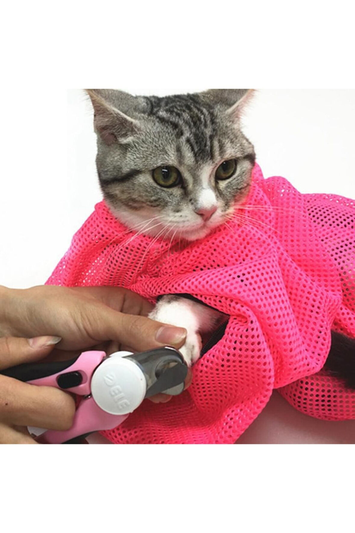 -oceanstyle Kedi/köpek Evcil Hayvan Yıkama Filesi Torbası (pembe Renk)