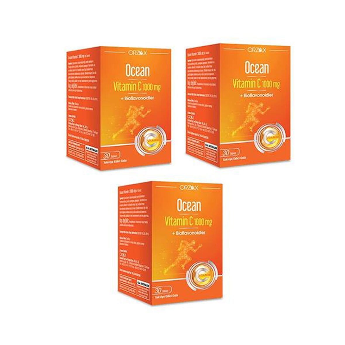 Ocean Vitamin C 1000 Mg 30 Tablet - 3 KUTU-SKT:05/2025