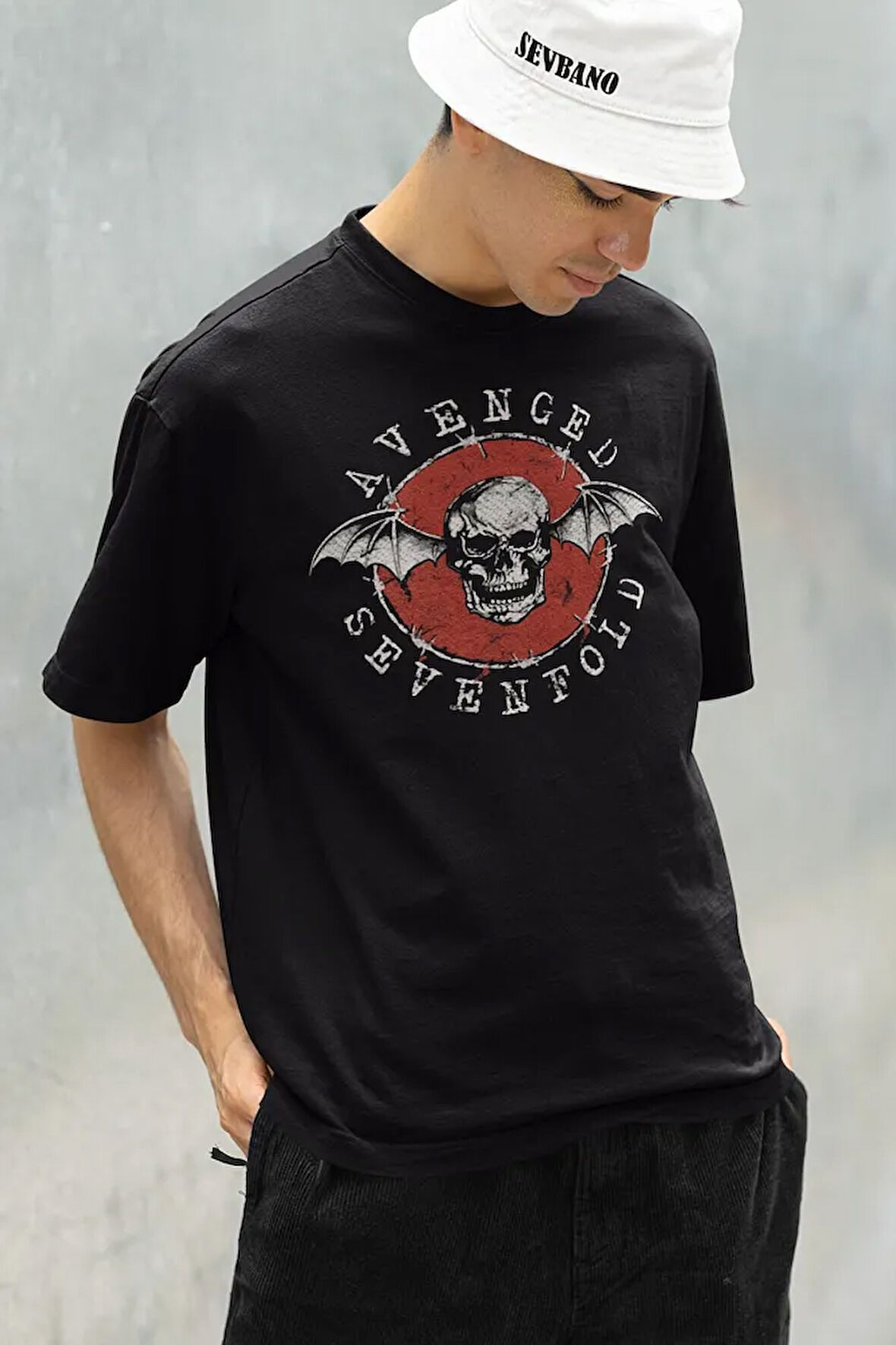Müzik Grubu Avenged Sevenfold Baskılı Unisex Oversize Rock Metal Tişört