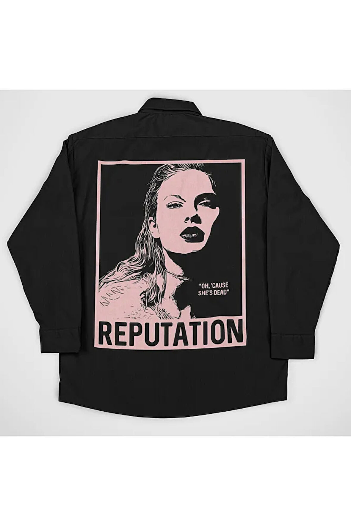 Taylor Swift Reputation Albüm Baskılı Unisex Şarkıcı Gömlek