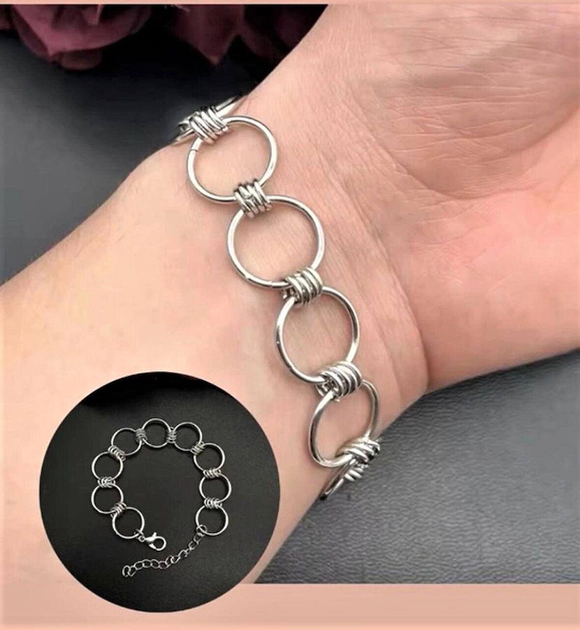 Ring Halka Bileklik