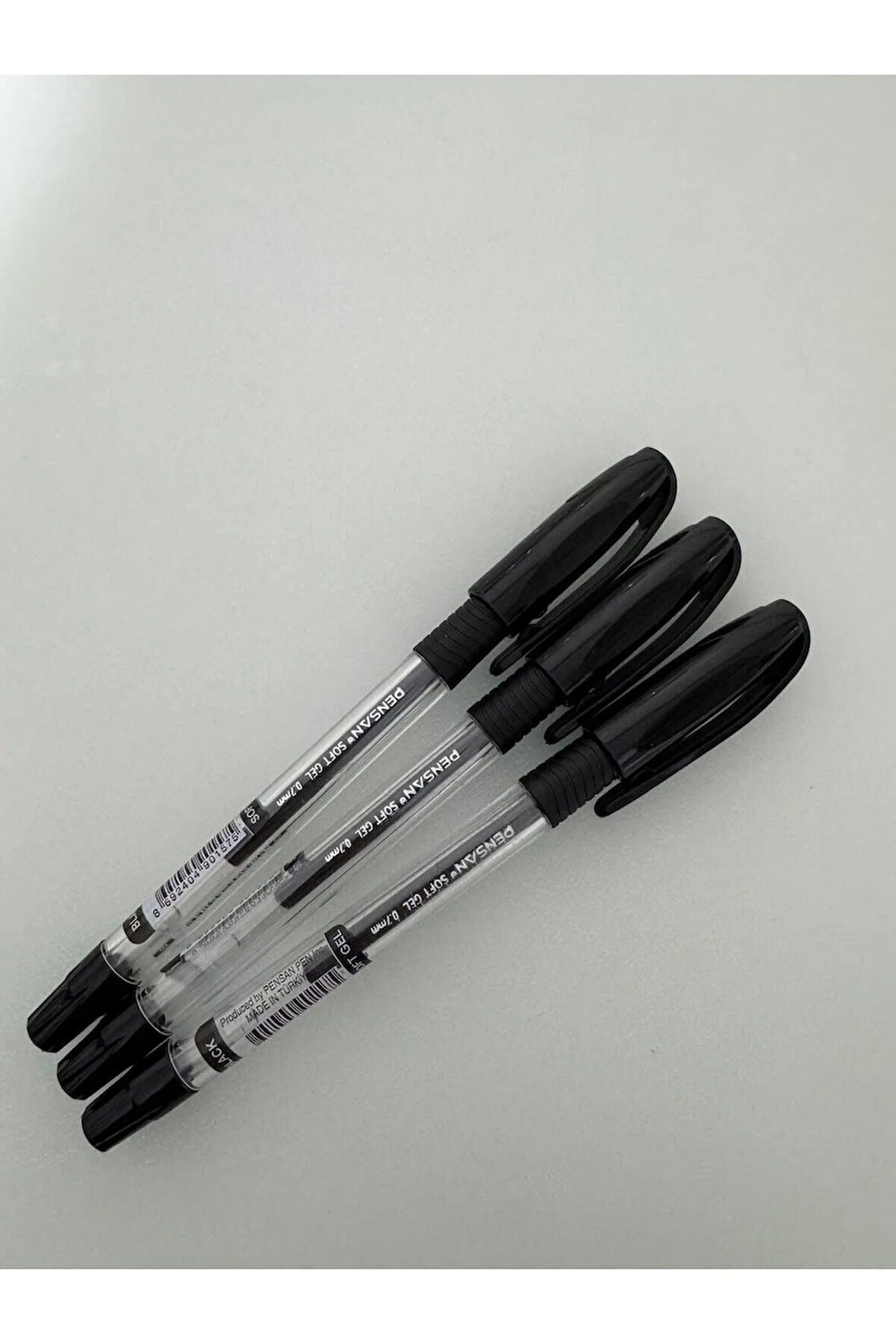 Tükenmez Kalem Soft Gel 0,7 MM Siyah (3 Adet)