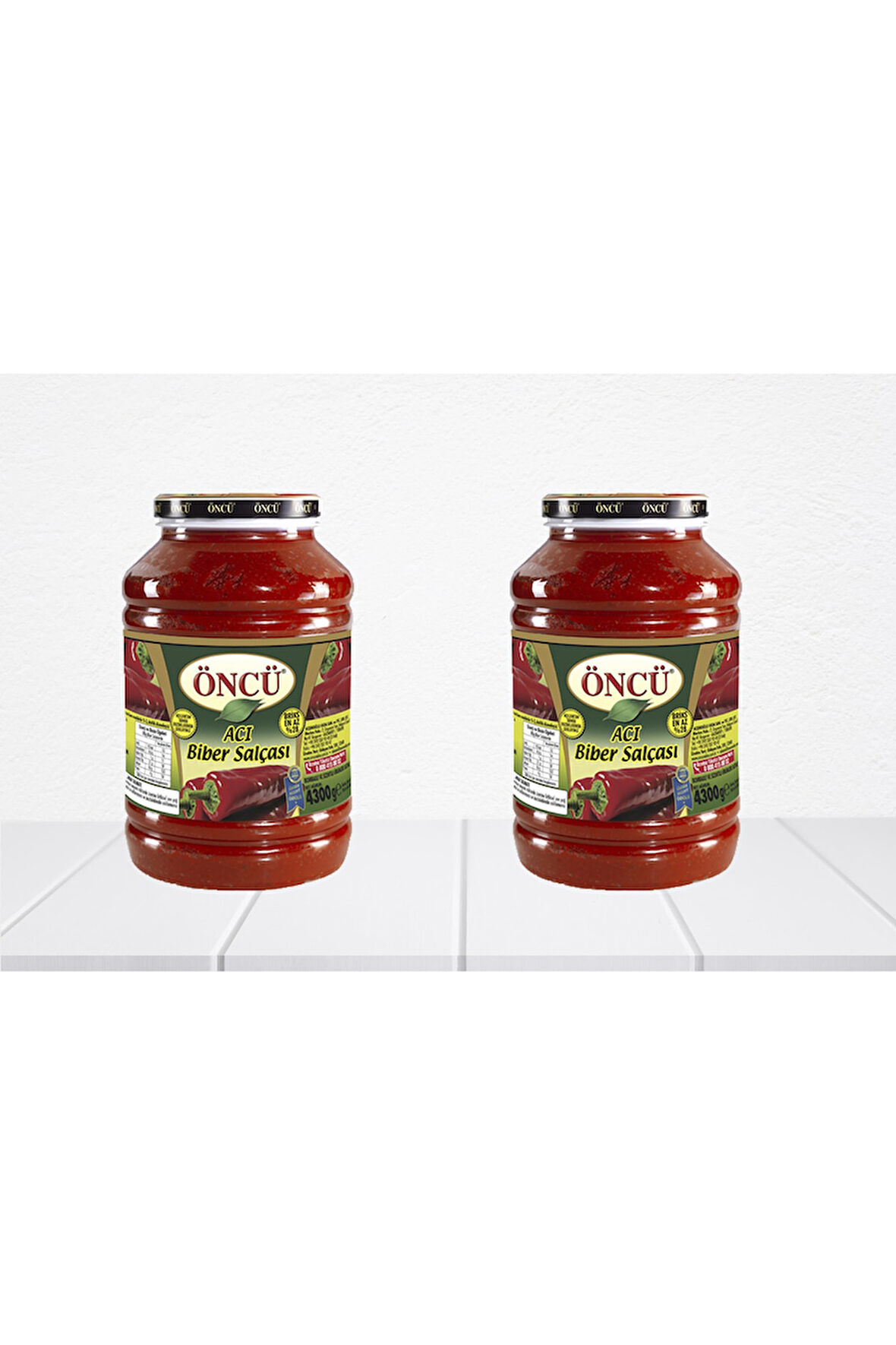 Acı Biber Salçası 4300 g 2 adet