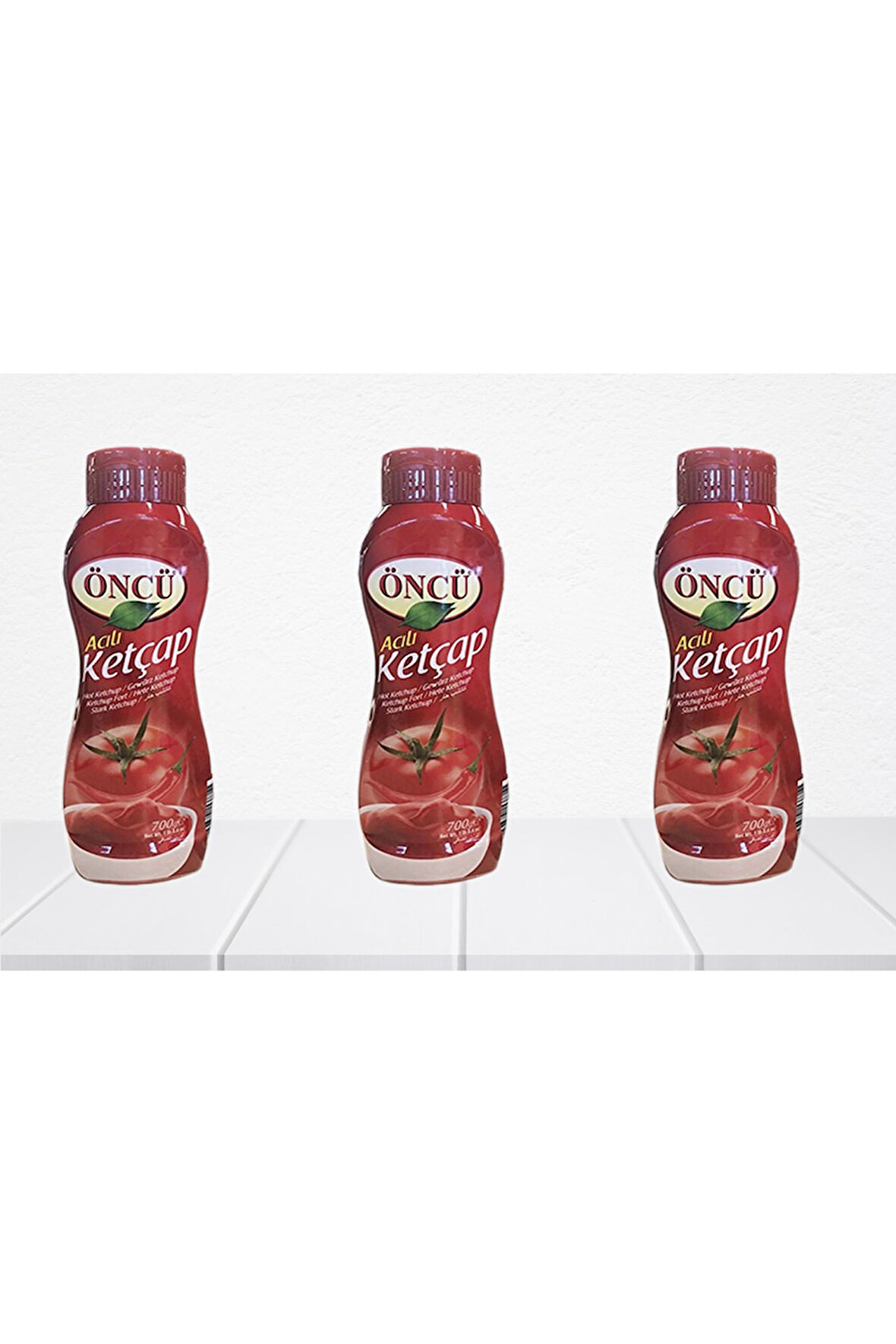 Acılı Ketçap 700 g 3 adet