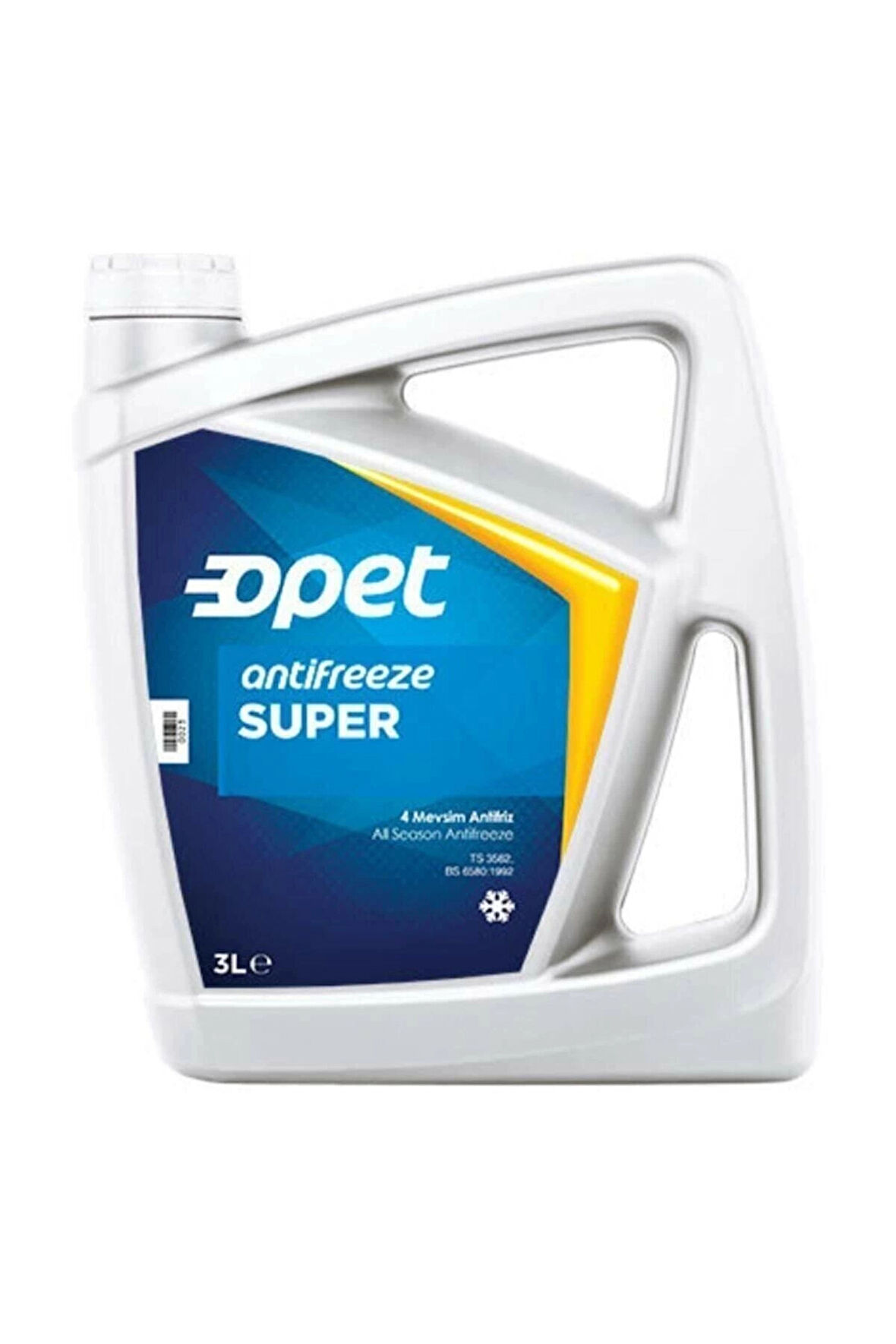Opet Süper Antifriz 3 Litre Mavi