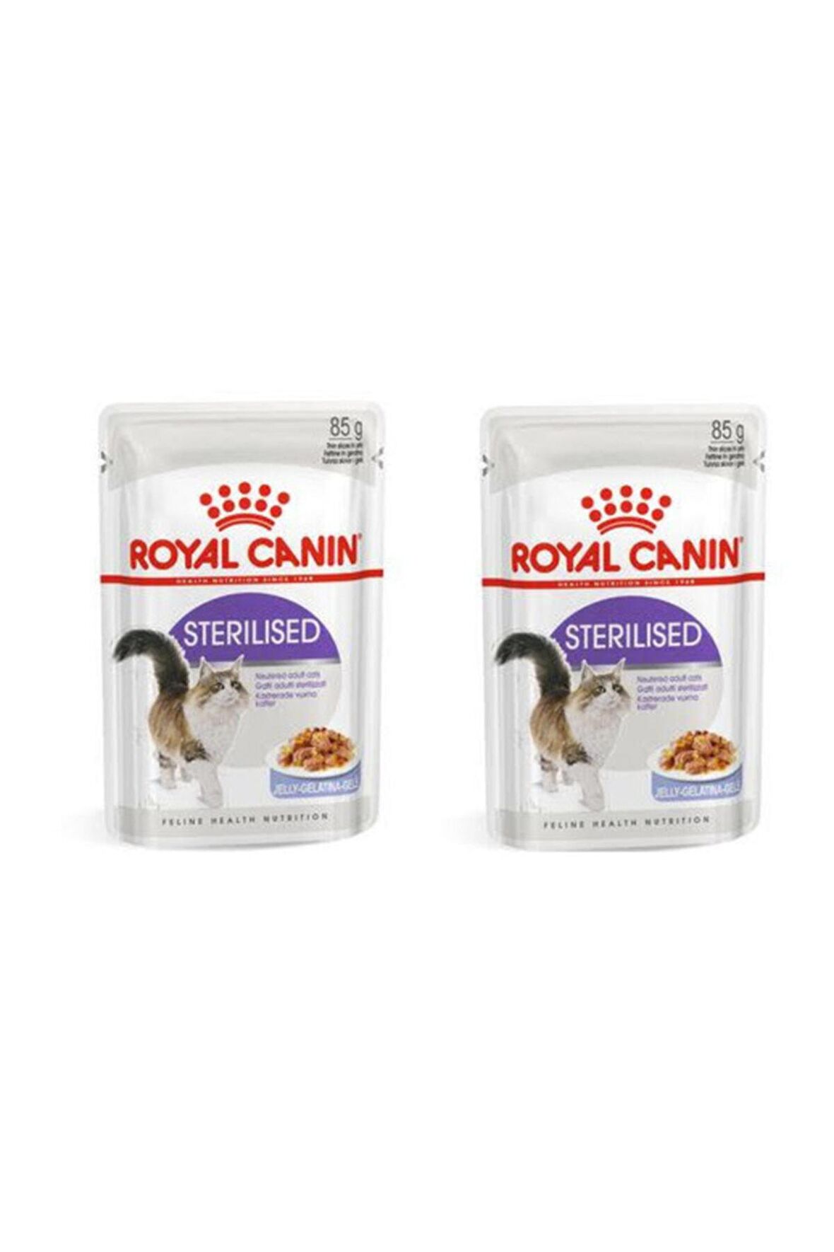 Sterilised Jelly Kısır Kedi Jel Yaş Mama 85 Gr 2 Li