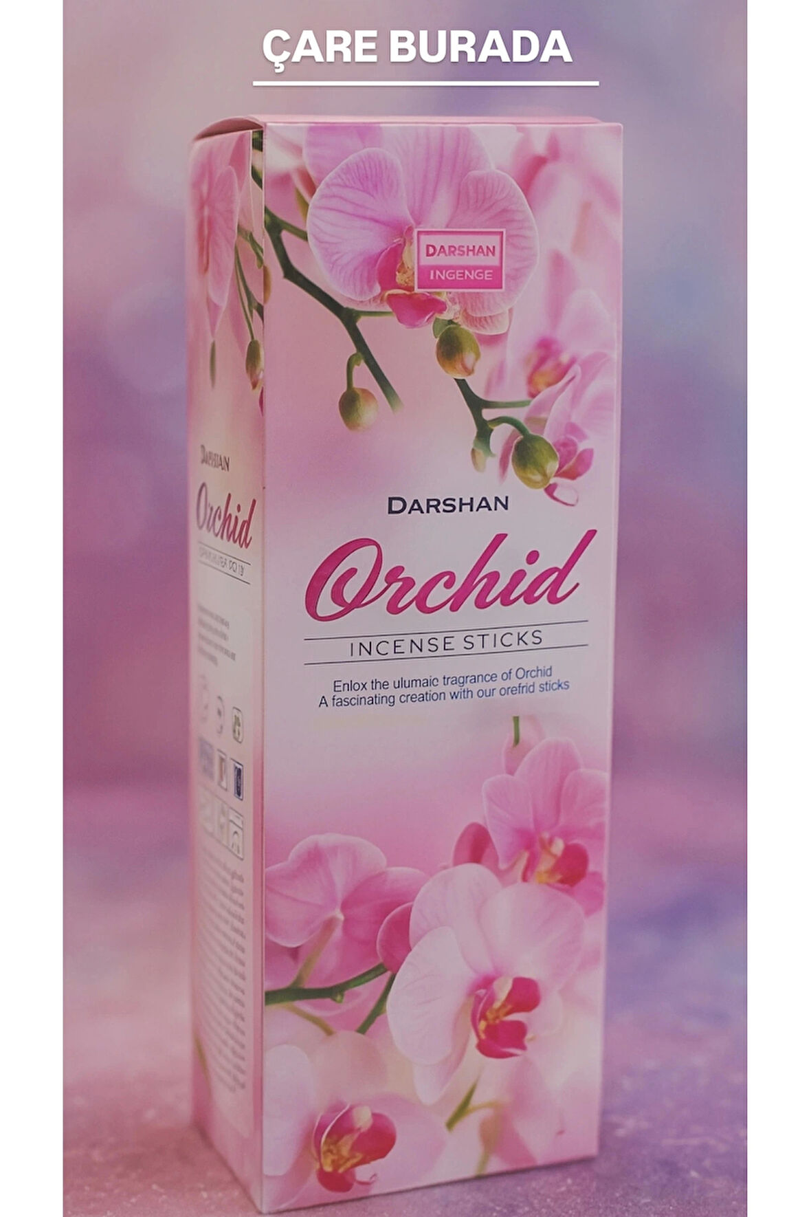 Darshan Incense - Orchid 20'li Çubuk Tütsü (Orkide)