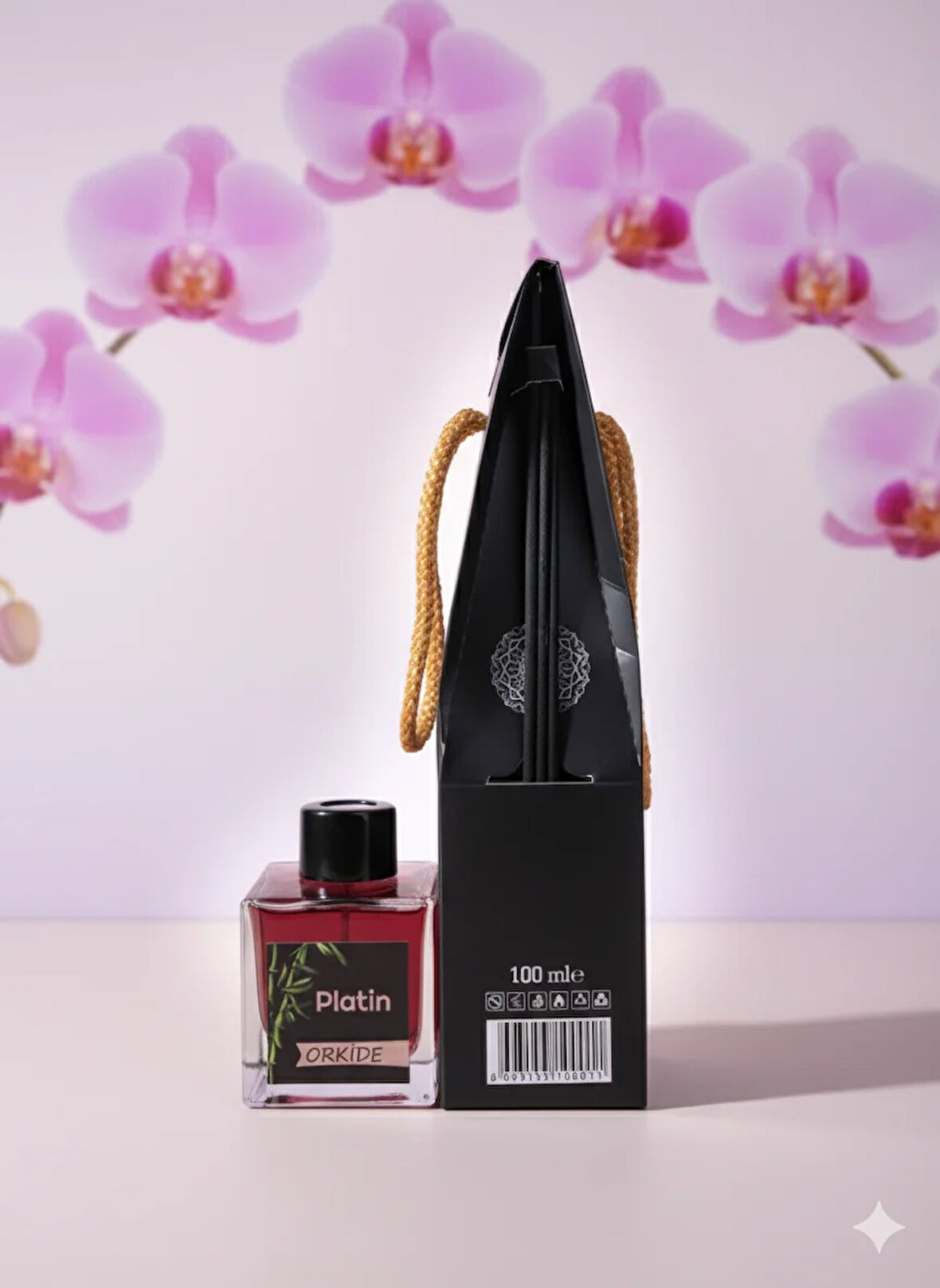 Platin Orkide Bambu Çubuklu Oda Kokusu 100ml
