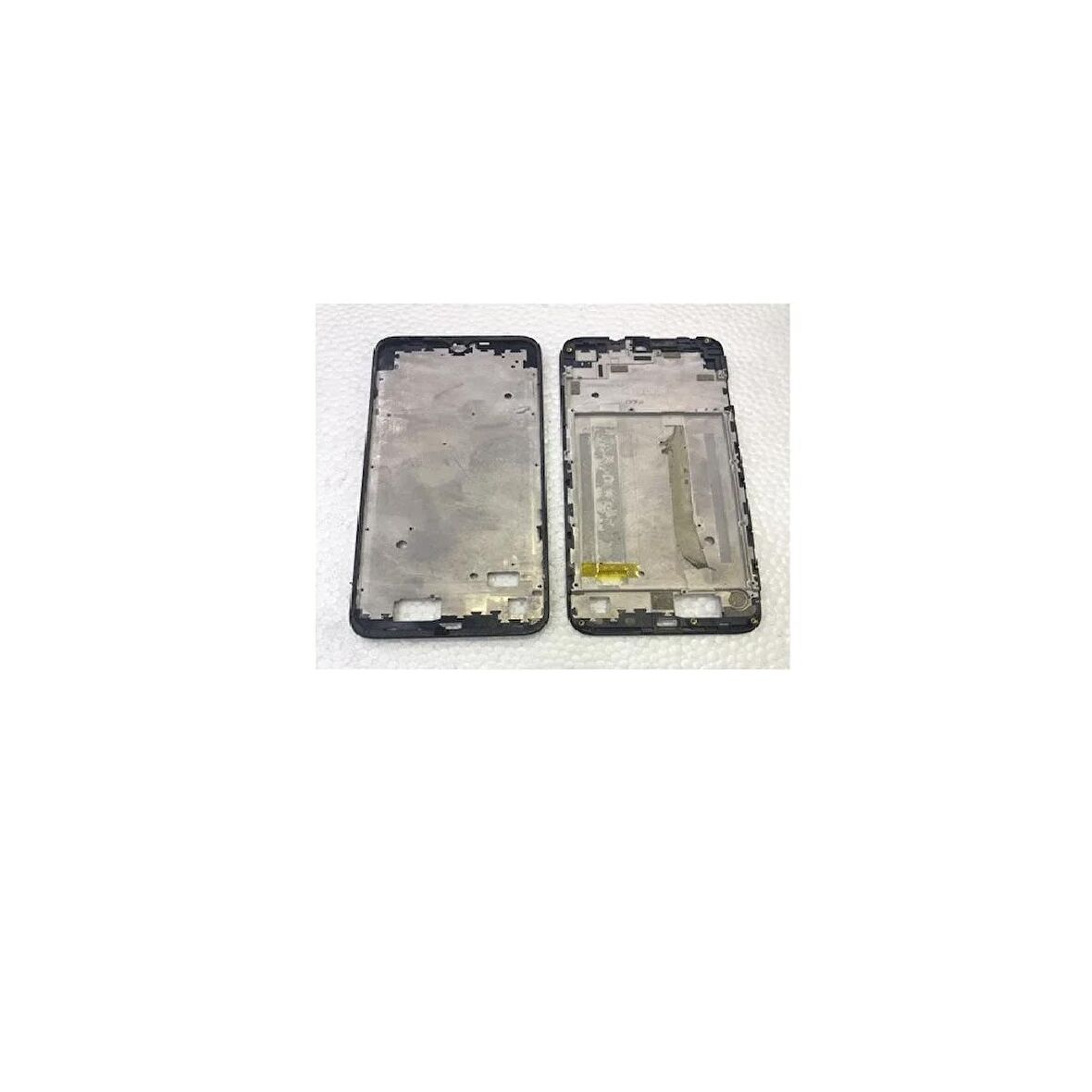 Samsung Galaxy A04 A045F İle Uyumlu Orta Kasa Ekran Çıtası Siyah