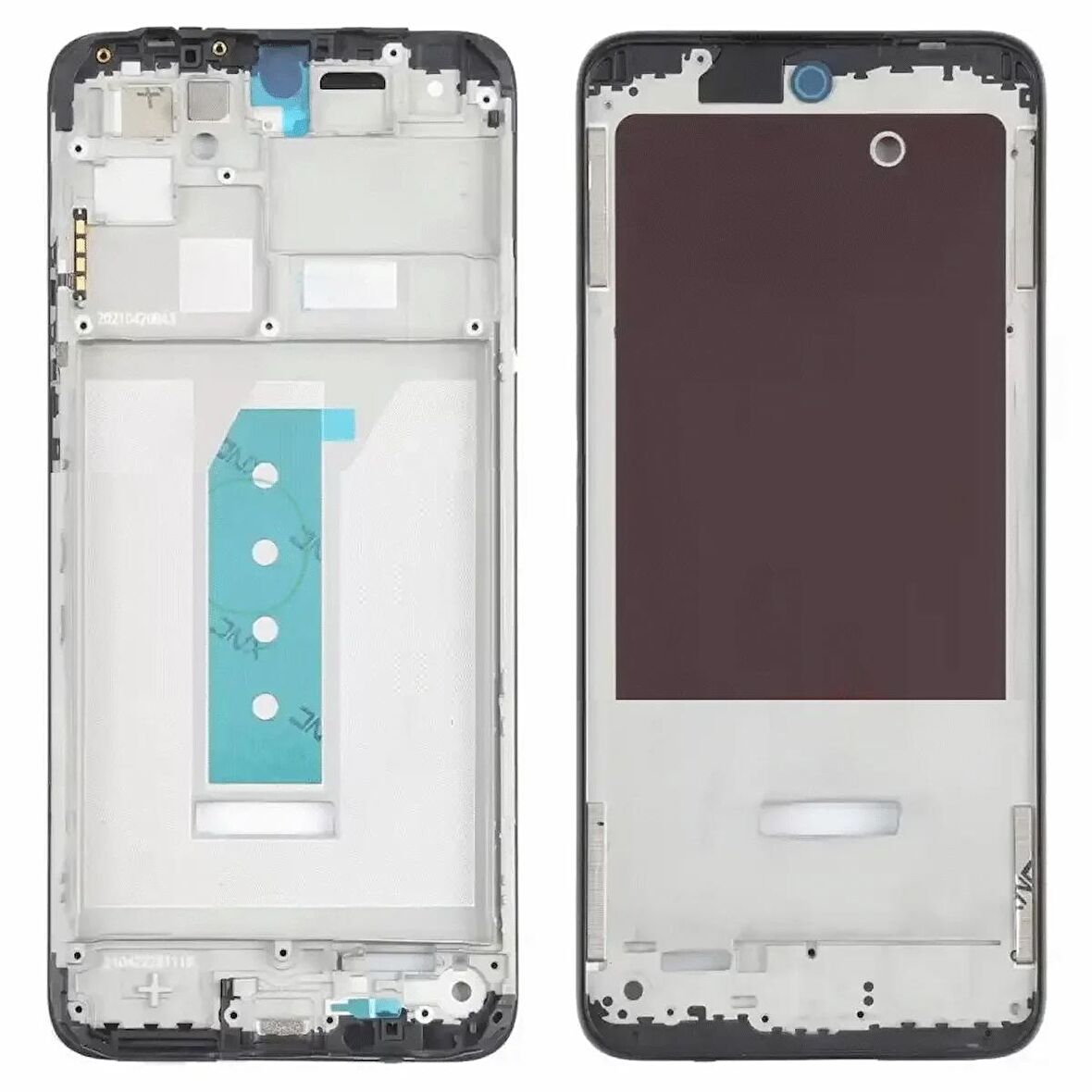 Xiaomi Redmi 10C İle Uyumlu Orta Kasa Ekran Çıtası Siyah