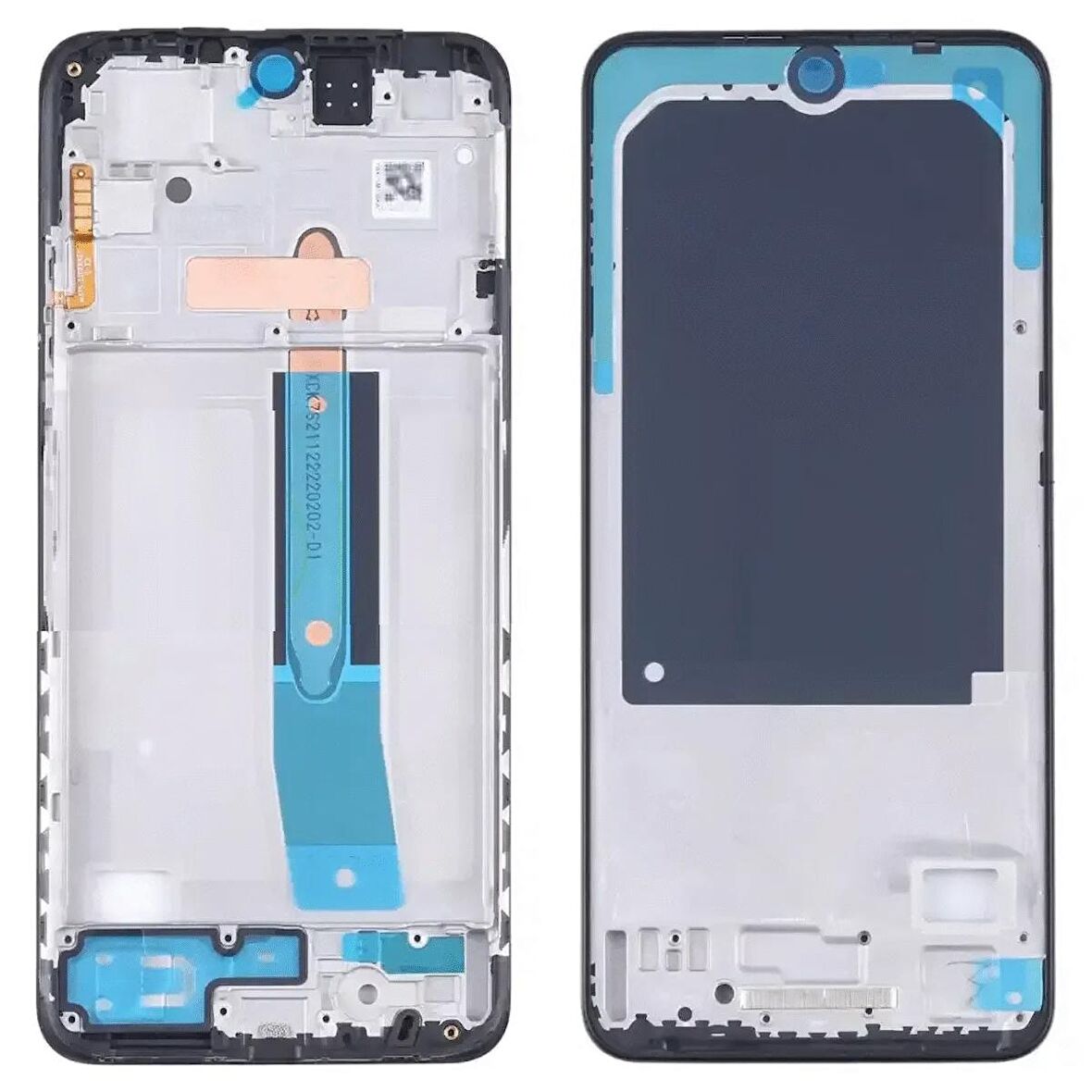 Xiaomi Redmi Note 11 4G İle Uyumlu Orta Kasa Ekran Çıtası Siyah