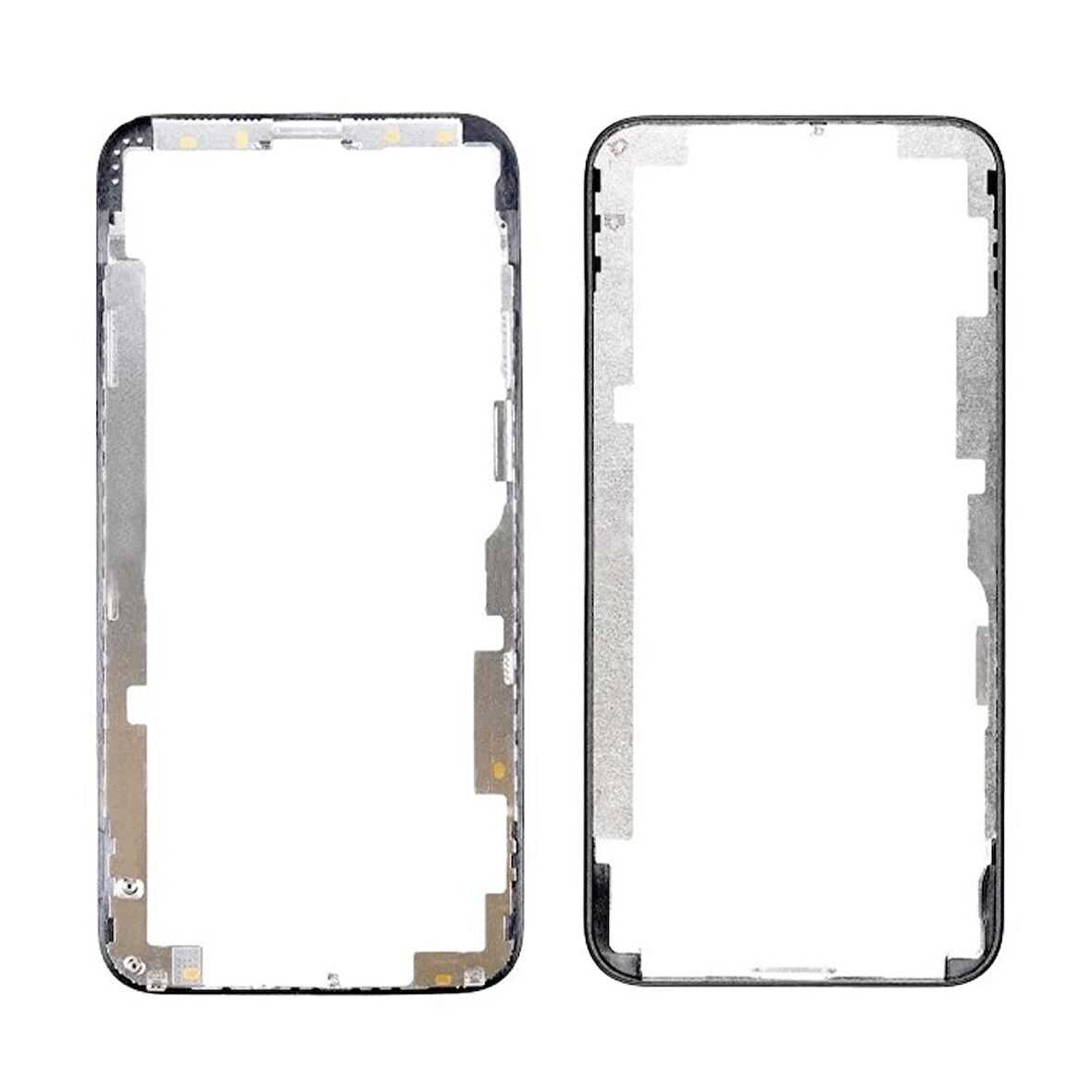 Apple İphone XS İle Uyumlu Ekran Çıtası Siyah Çerçeve