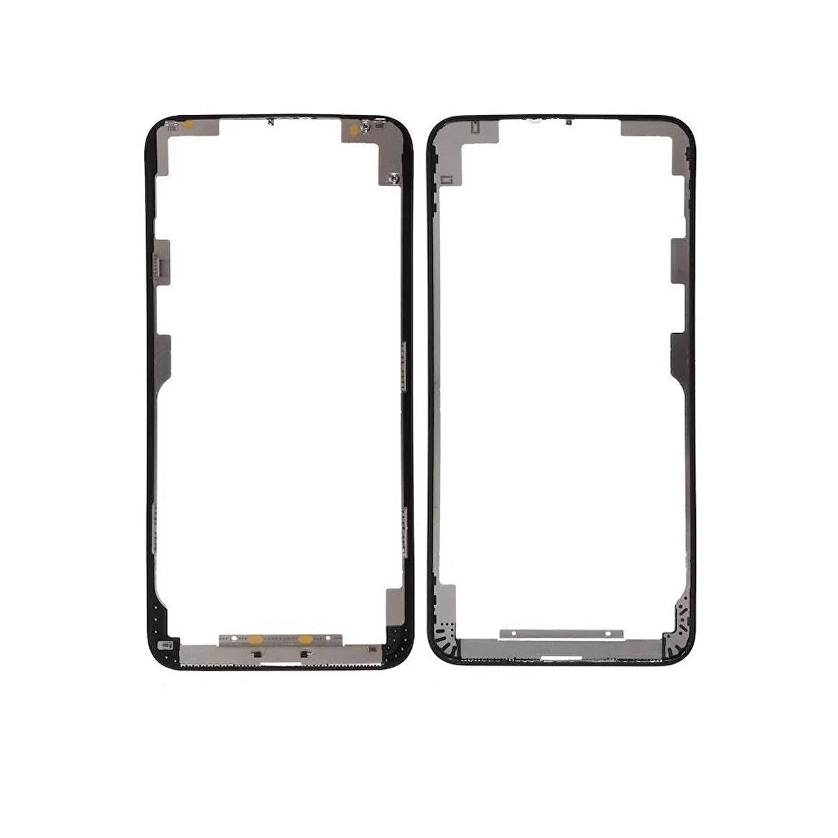 Apple İphone 11 Pro İle Uyumlu Ekran Çıtası Siyah Çerçeve