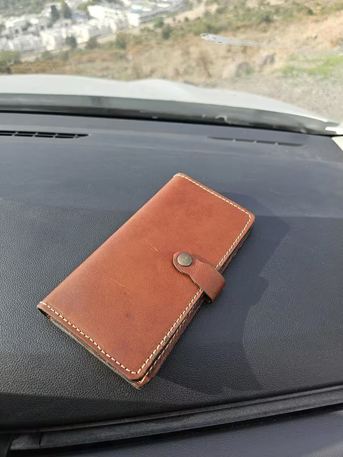 Hakiki Deri Kadın Cüzdan Bozuk Para Kartlık ve Kağıt Para Gözlü