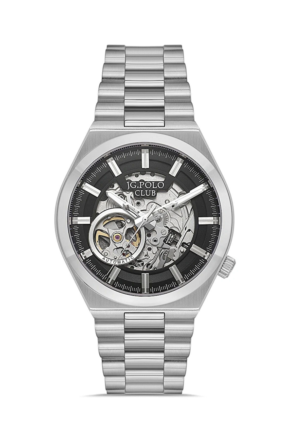 Erkek Çelik Kasa Tam Otomatik Kol Saati Turbillon'lu Pilsiz Mekanizma Paslanmaz Çelik Garantili Kutulu