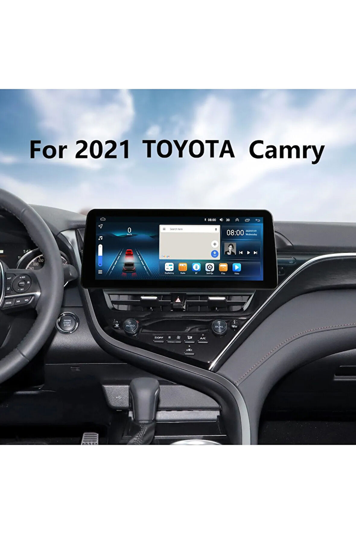 TOYOTA Camry 2021 Android Auto Carplay Navigasyon Multimedya Sistemi