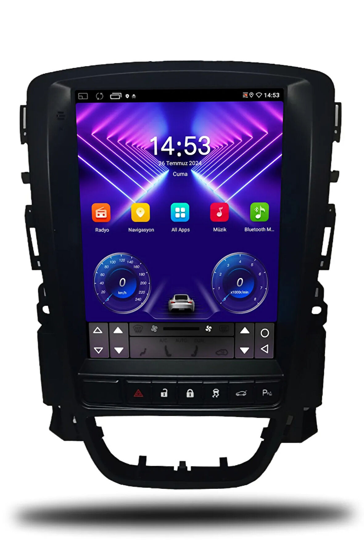 Opel Astra J Tesla Ekran 2010-2020 4K OLED Android Carplay Multimedya Sistemi Uyumlu