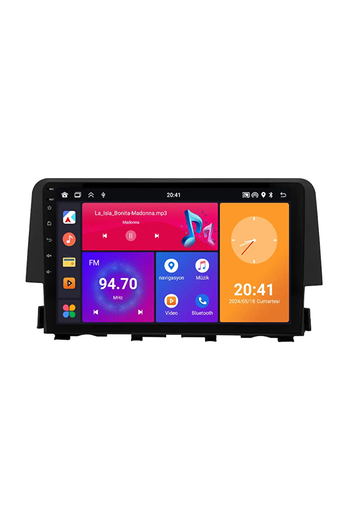 Honda Civic FC5 Uyumlu  Android Multimedya Sistemi (2016-2021) 6+64 GB
