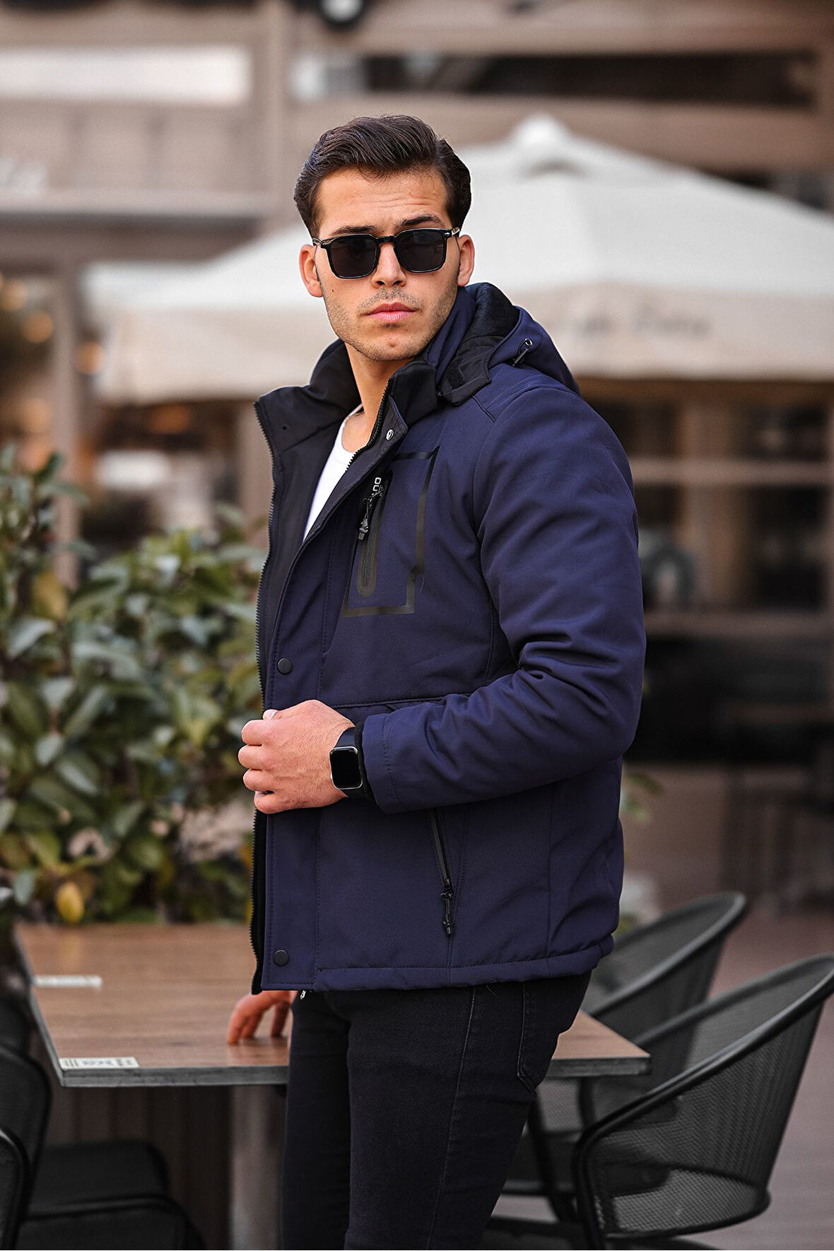 Outdoor Su,soğuk,rüzgar Geçirmez Içi Kürklü Elyaf Dolgulu Softshell Erkek Dağcı,kampcı,kayakcı Montu