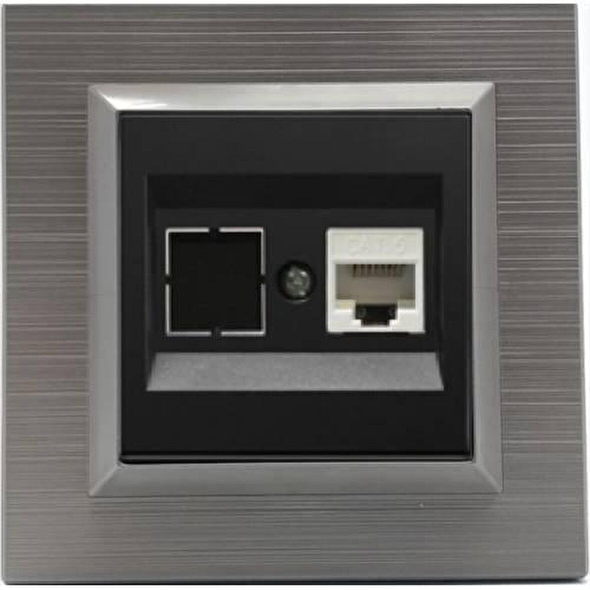 Ovivo Quantum Siyah Tekli Data Prizi Cat6