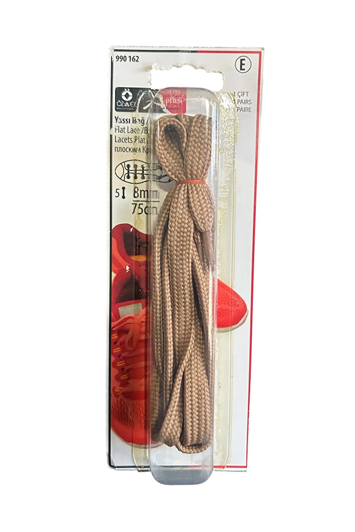 Kahverengi 8 mm 75 cm Yuvarlak Ayakkabı Bağı, Bir Çift Ayakkabı Bağcığı, Bot Bağcığı 990 162