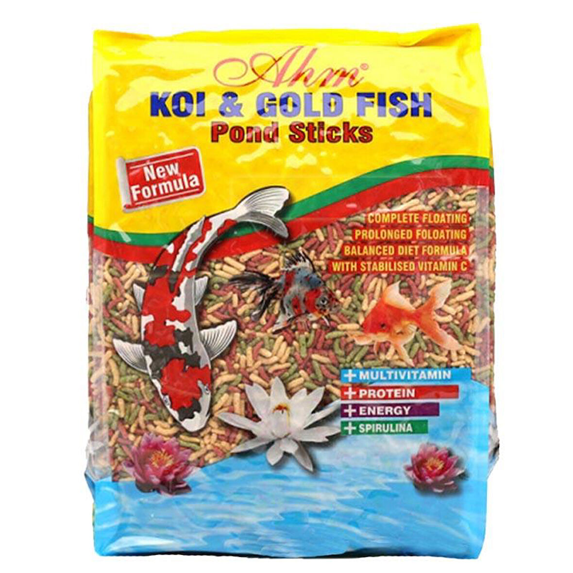 Pond Mix Sticks Koi Ve Japon Balığı Yemi Açık 50 Gr Renkli
