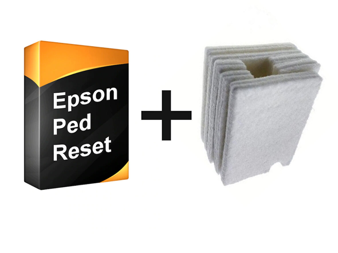 Epson L1110 L3100 L3110 L3150 L3210 L3250 Serisi RESET ve Atık Mürekkep Ped Tank Süngeri