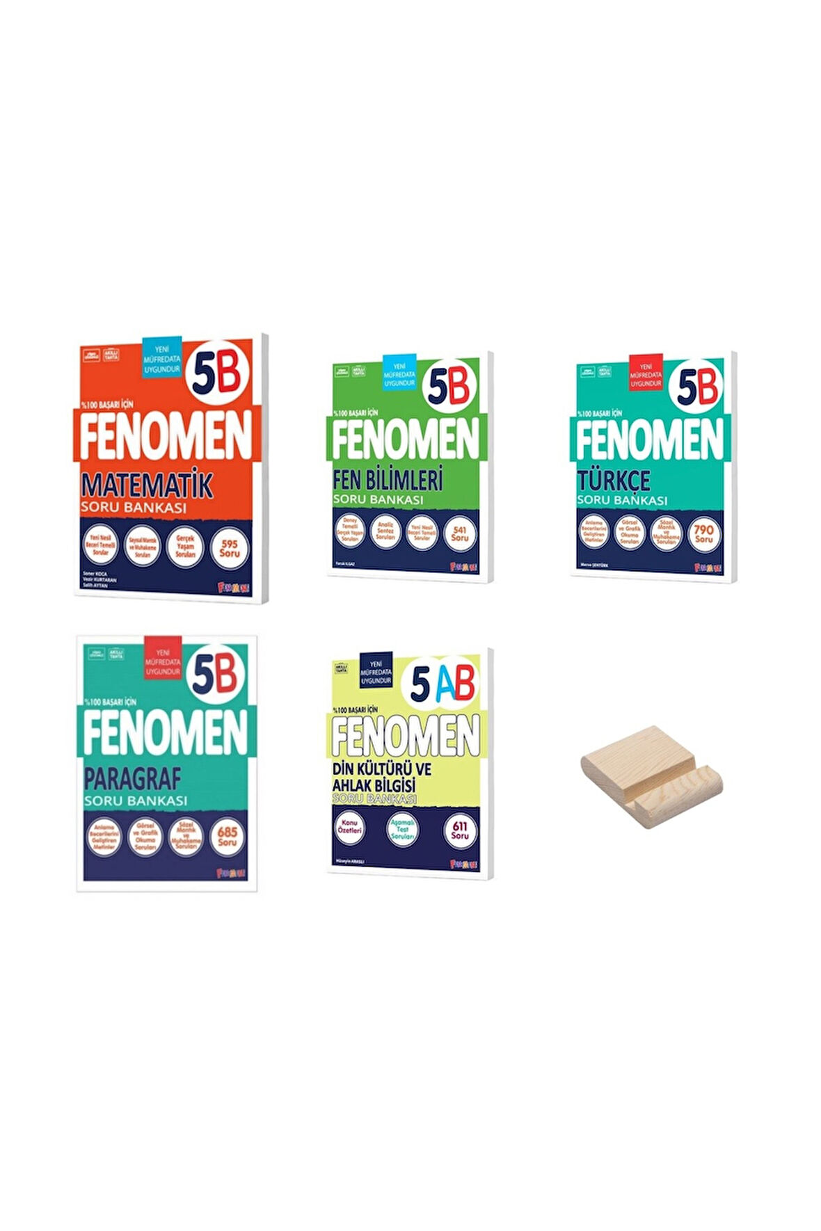 5. Sınıf B Serisi Matematik Fen Türkçe Paragraf ve Din 5li Set Soru Bankaları