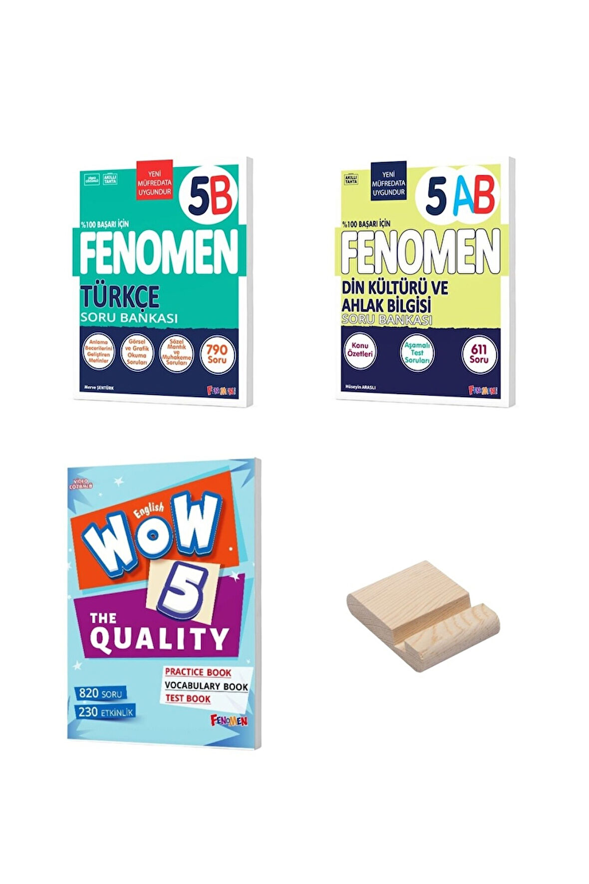 5. Sınıf B Serisi Türkçe Din ve İngilizce 3lü Set Soru Bankaları