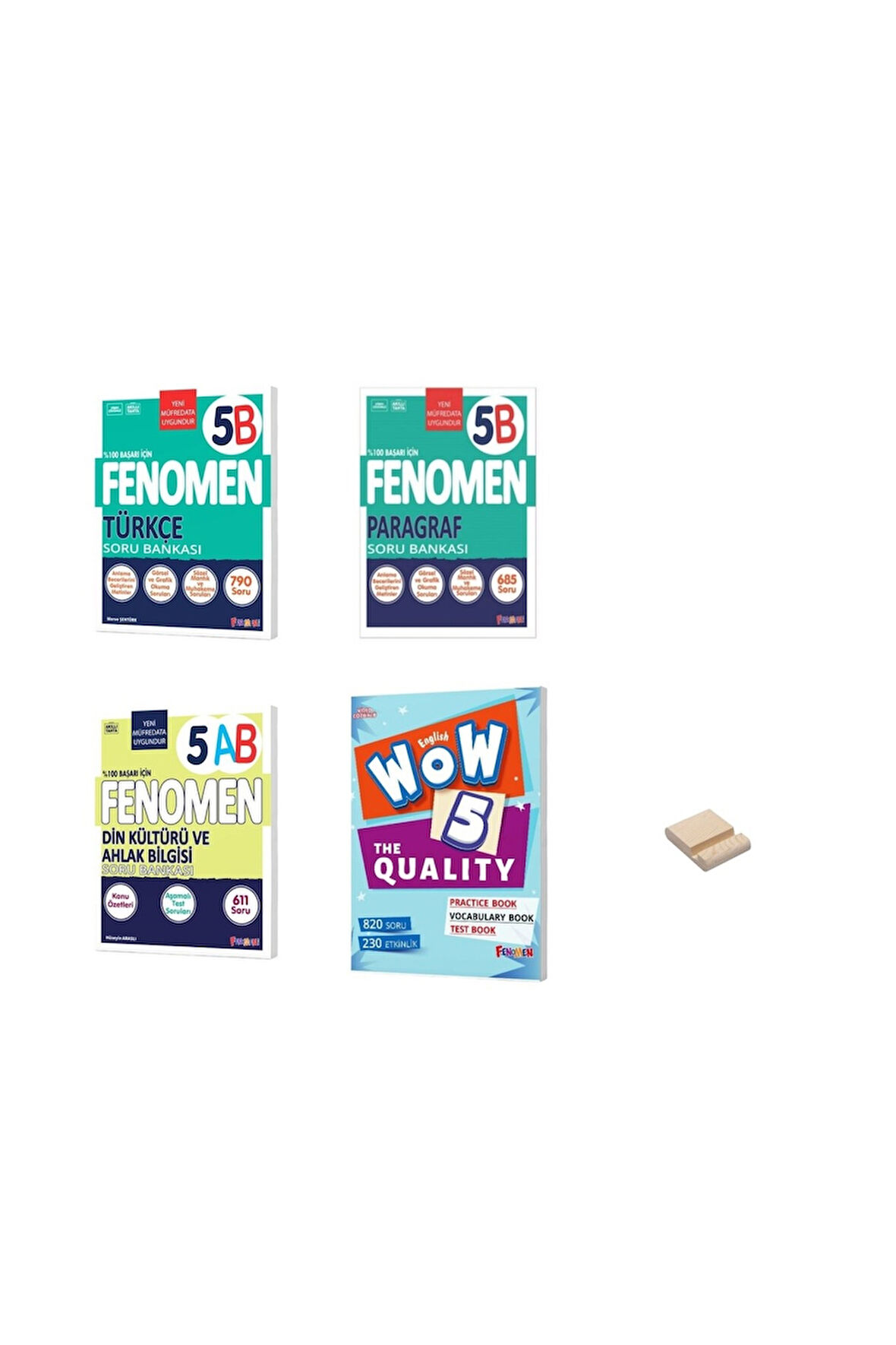 5. Sınıf B Serisi Türkçe Din Paragraf ve İngilizce 4lü Set Soru Bankaları