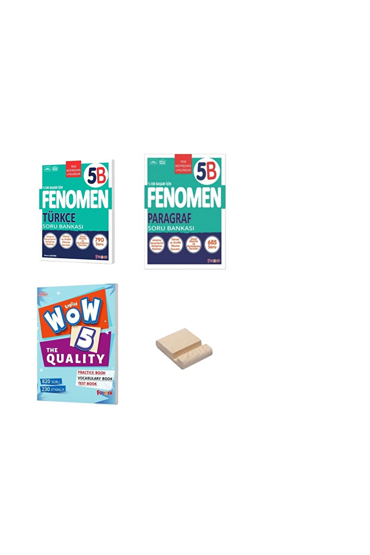 5. Sınıf B Serisi Türkçe Paragraf ve İngilizce 3lü Set Soru Bankaları