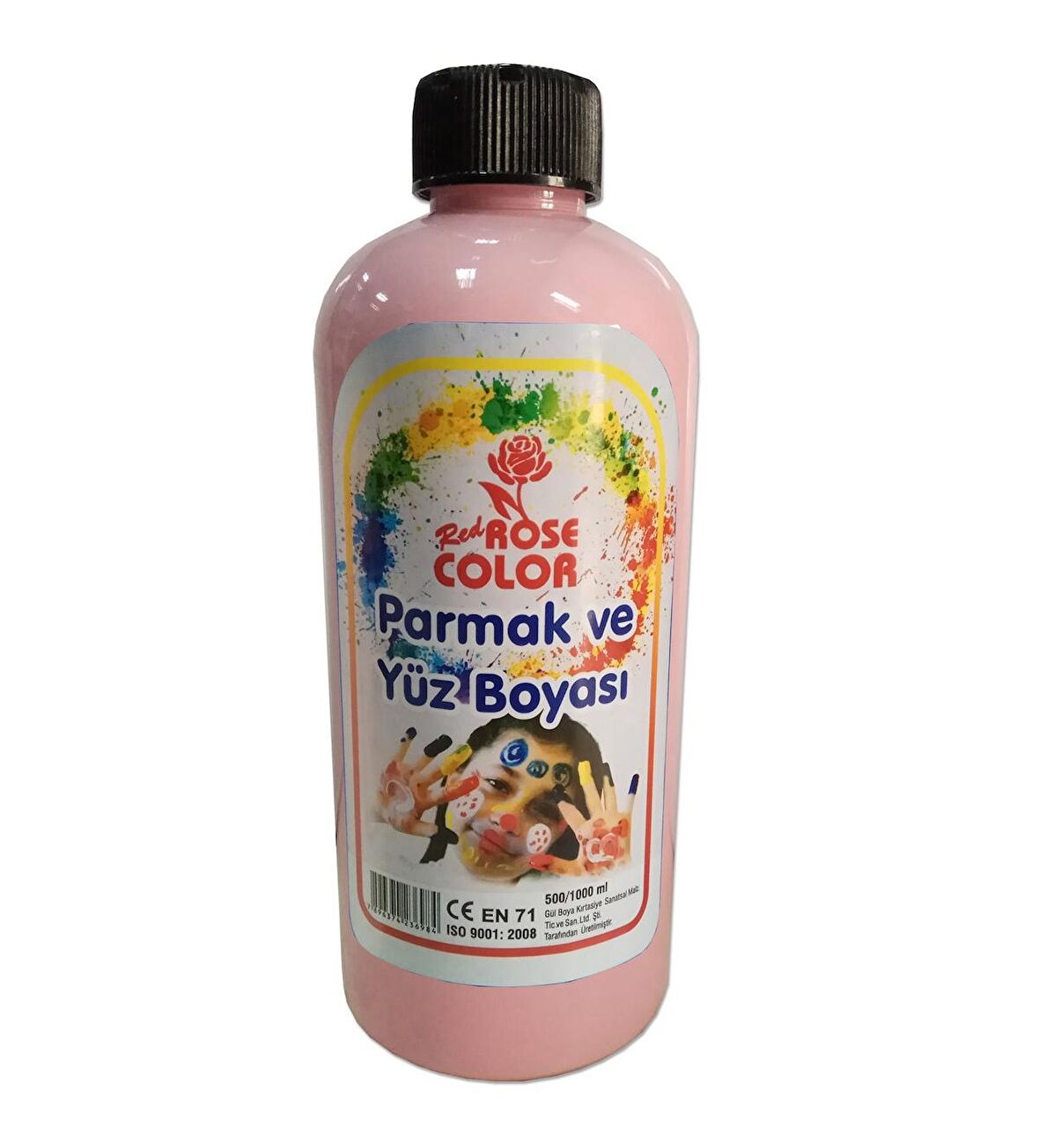 Parmak Ve Yüz Hobi Boyası 500ml  10 Renk  RedRose