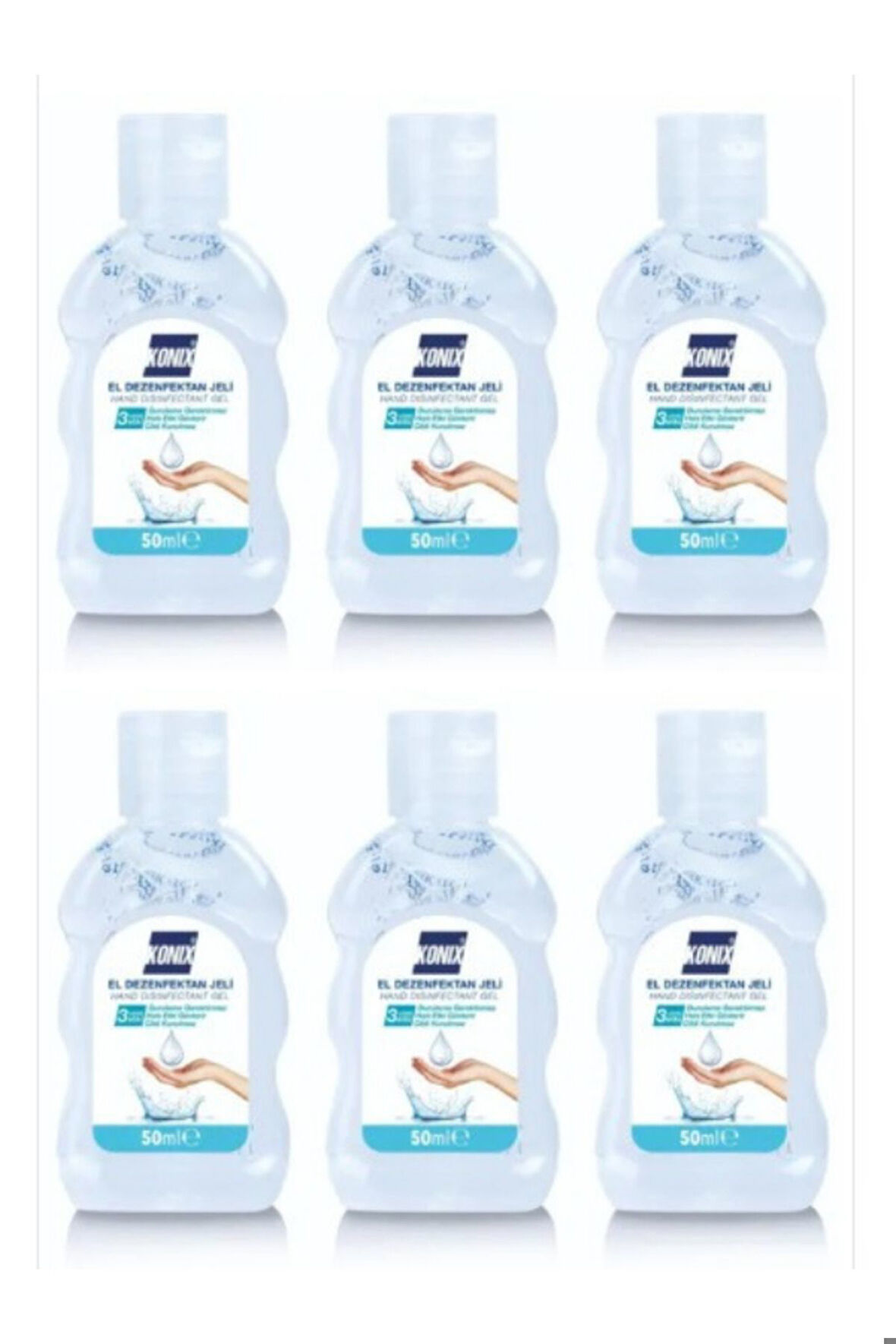 El Dezenfektan Jeli 50 ml 6 Adet