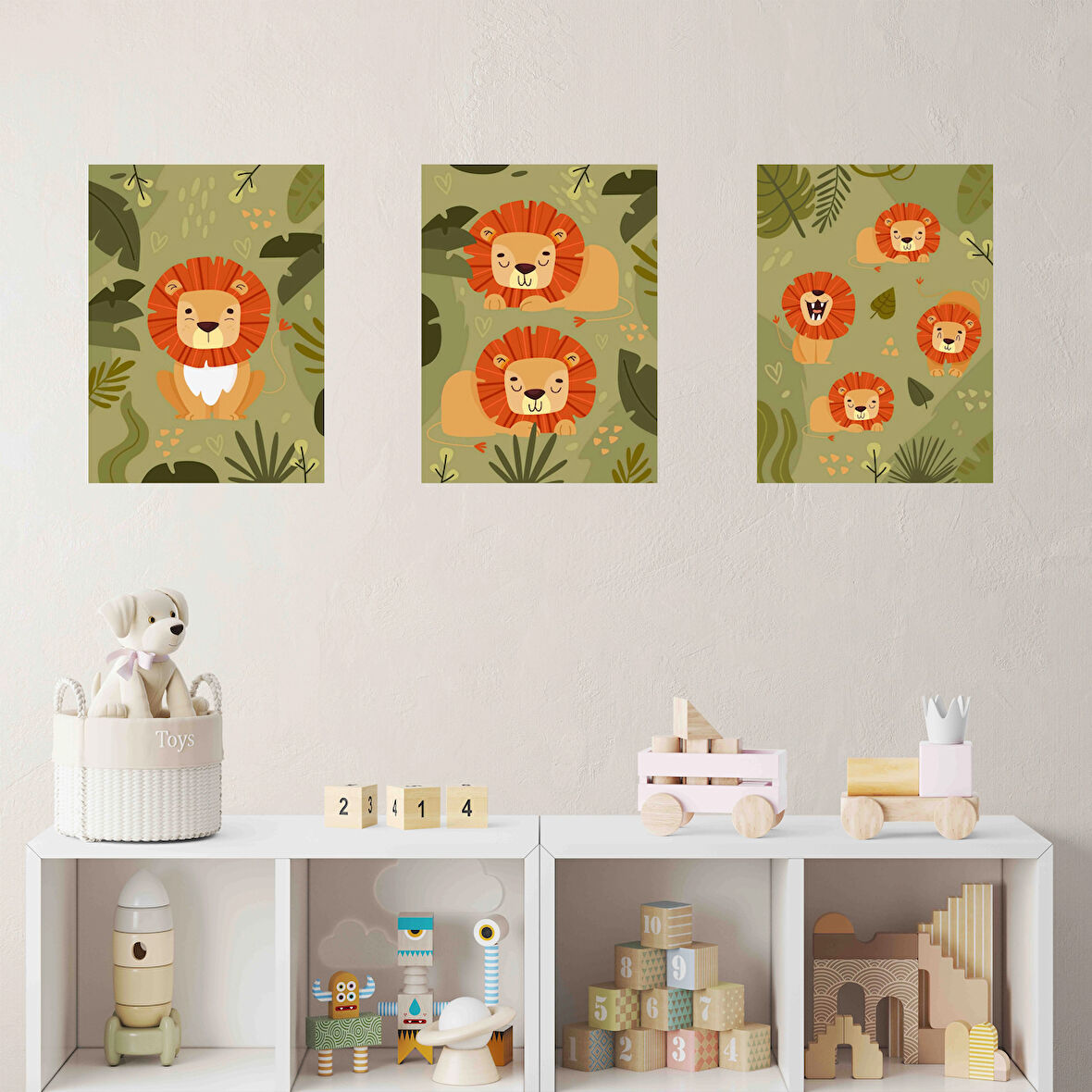 Kendinden Yapışkanlı çocuk odası  sevimli  35x50 cm 3 adet