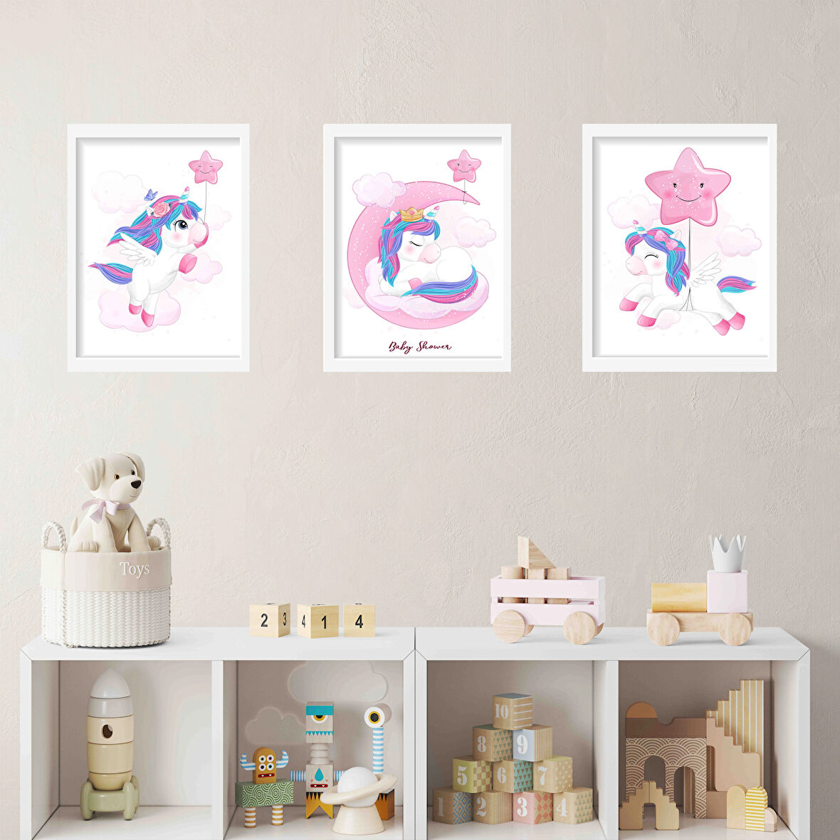 Kendinden Yapışkanlı çocuk odası  sevimli  35x50 cm 3 adet