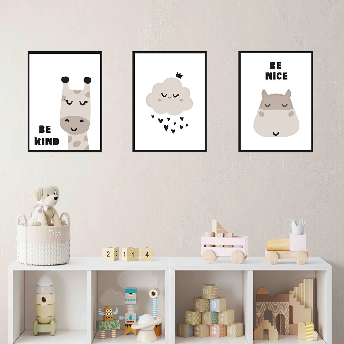 Kendinden Yapışkanlı çocuk odası  sevimli  35x50 cm 3 adet