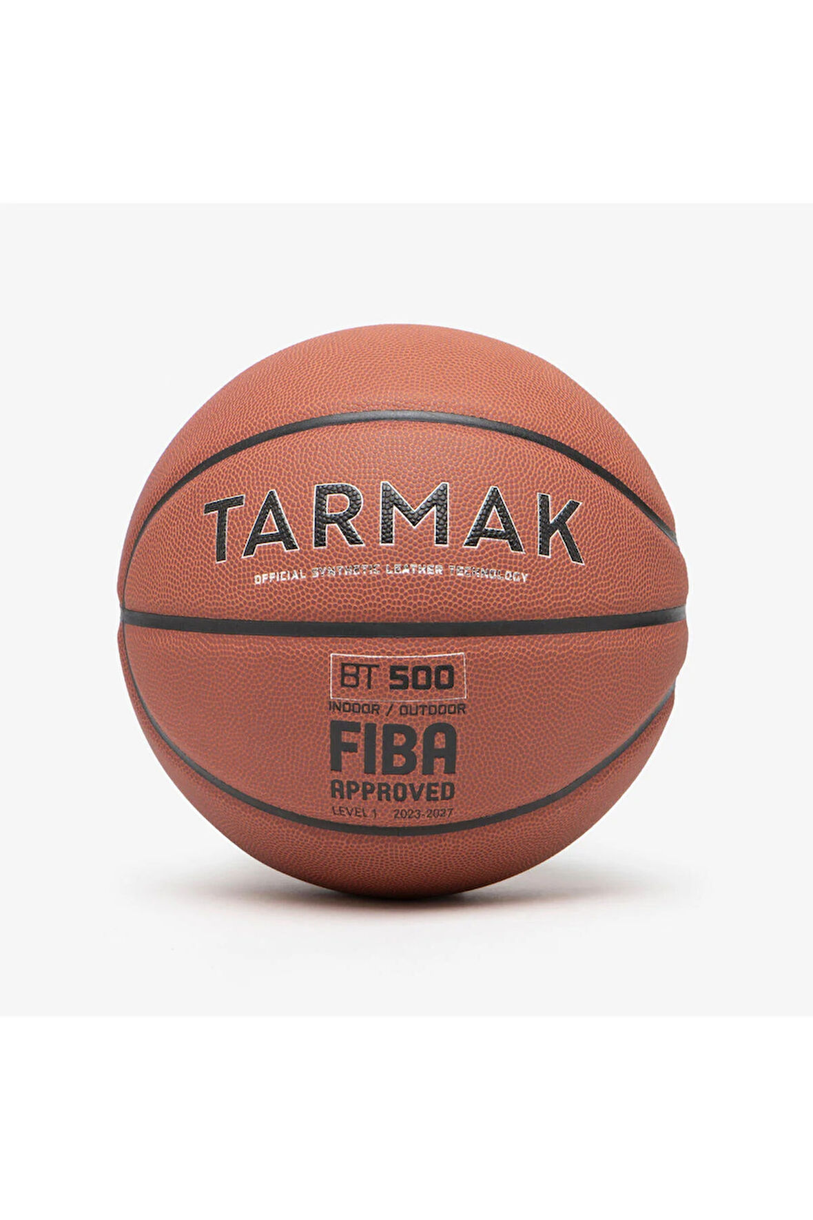 Tarmak Basketbol Topu - 7 Numara - Kahverengi - Fiba Onaylı BT500