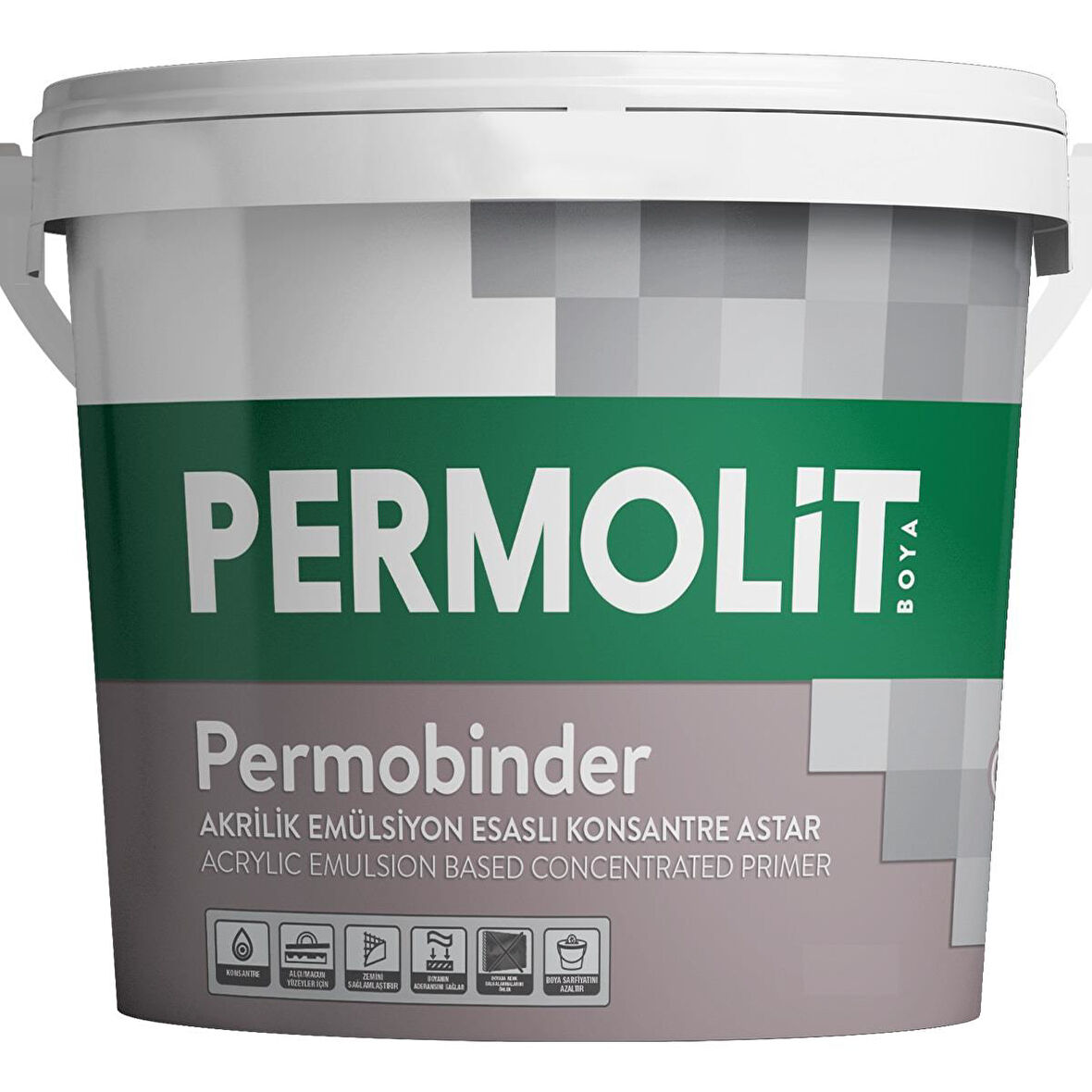 Permolit Binder Su Bazlı Konsantre Astar - BEYAZ - 2.5 Lt.