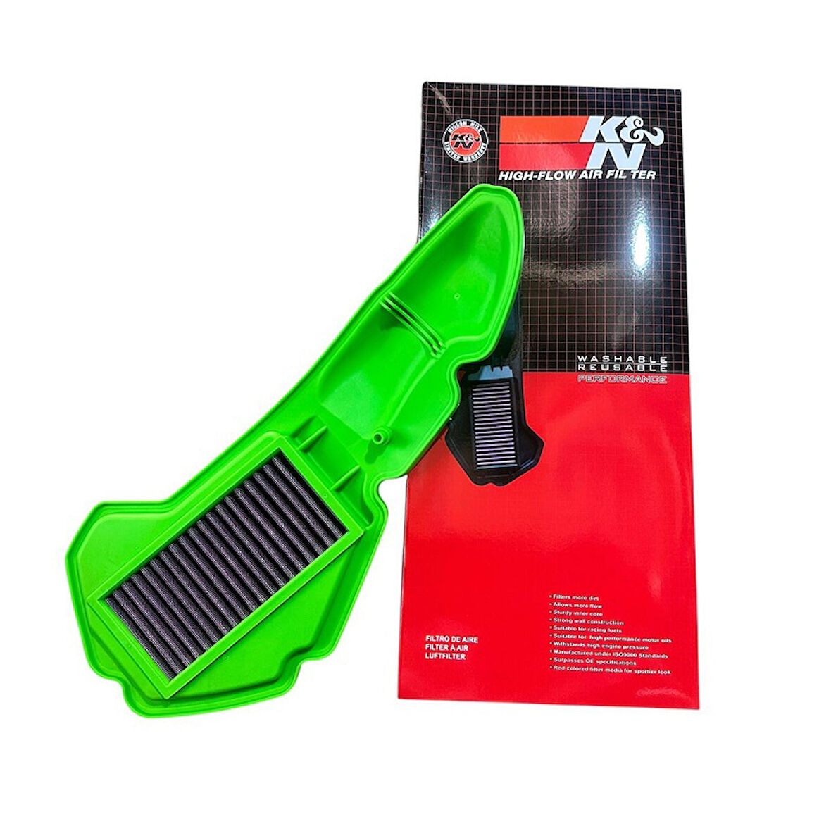 Honda PCX 125 Temizlenebilir Hava Filtresi 2018-2020 Yeşil